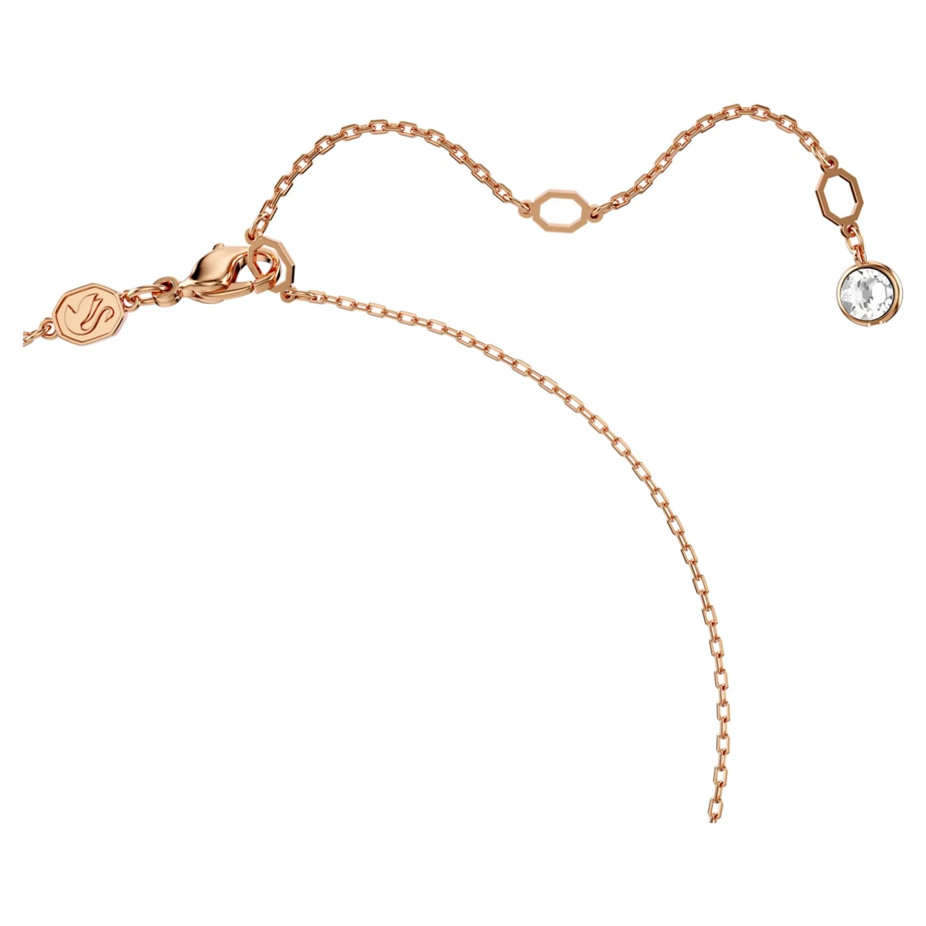 Swarovski-Anhänger – Hyperbola – Weiß und Rosé, Ansicht 4