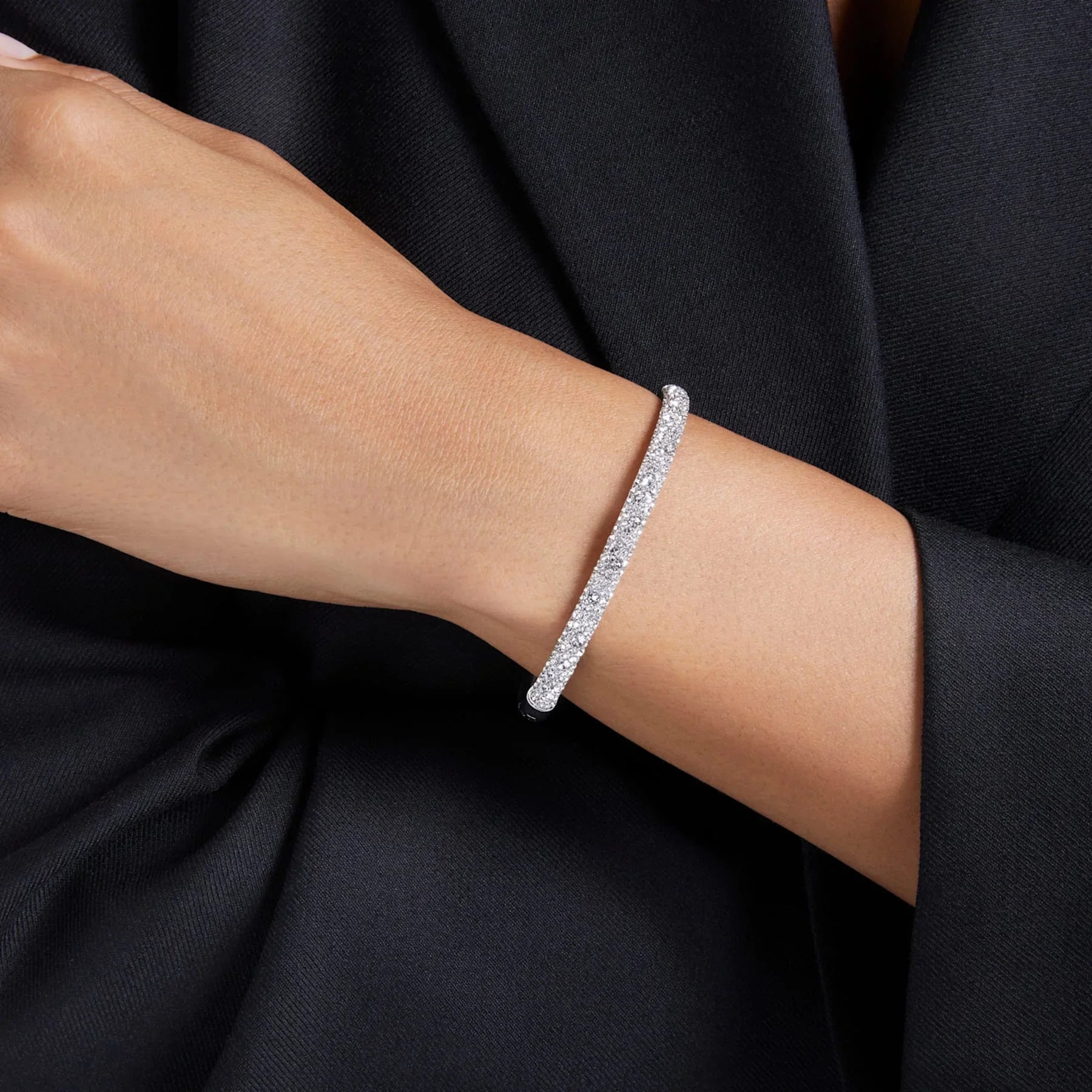 Swarovski-Armband – Sublima – Weiß und Silber, Ansicht 2