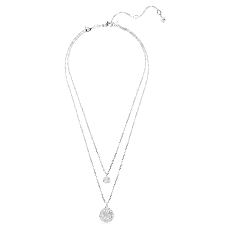 Wisiorek Swarovski – Sublima – widok biało-srebrny 4