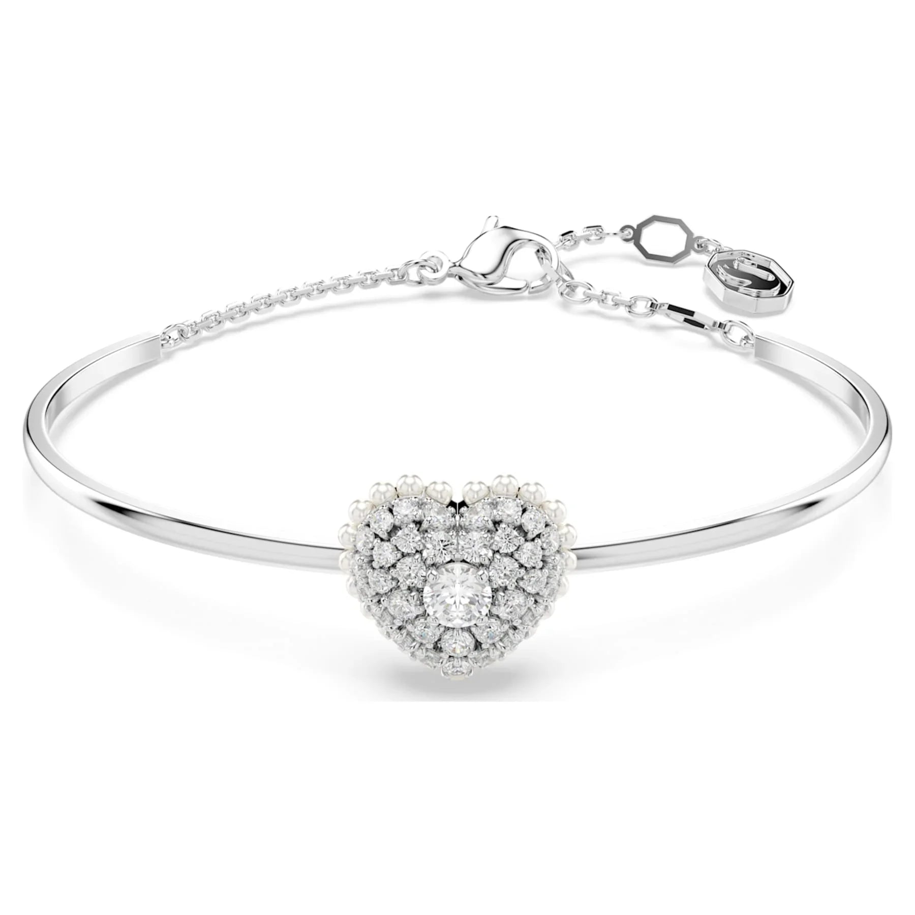 Swarovski karkötő - Hyperbola - fehér és ezüst