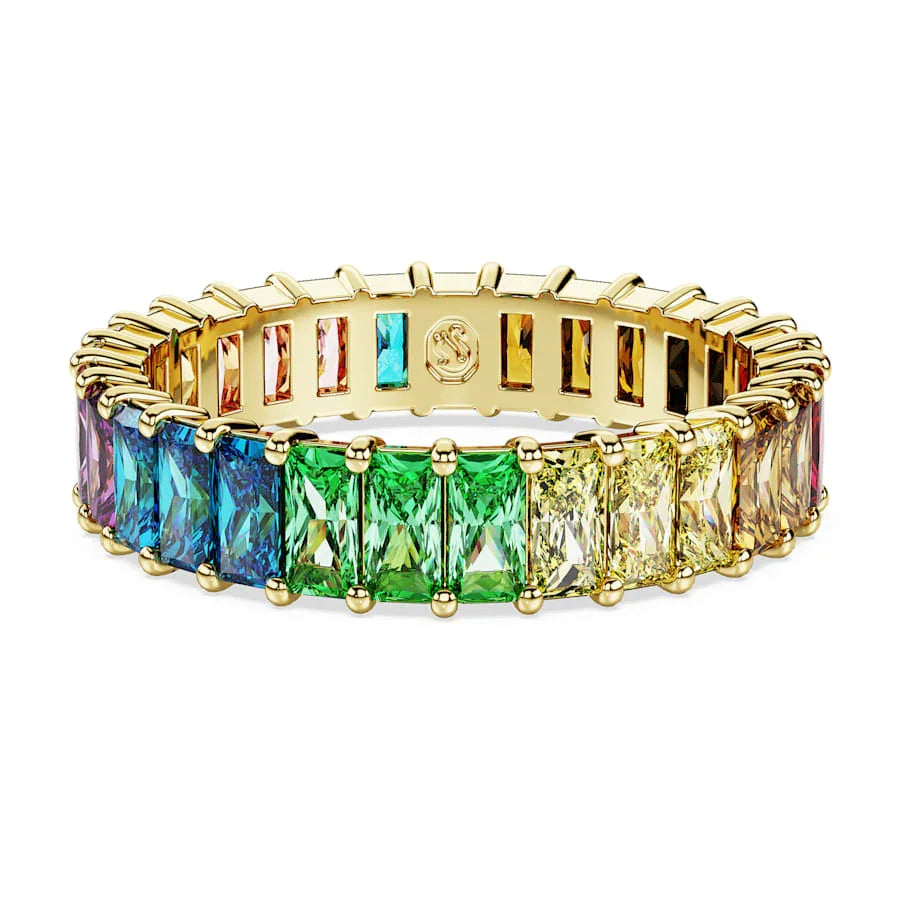 Anel Swarovski - Matrix - Corte baguete