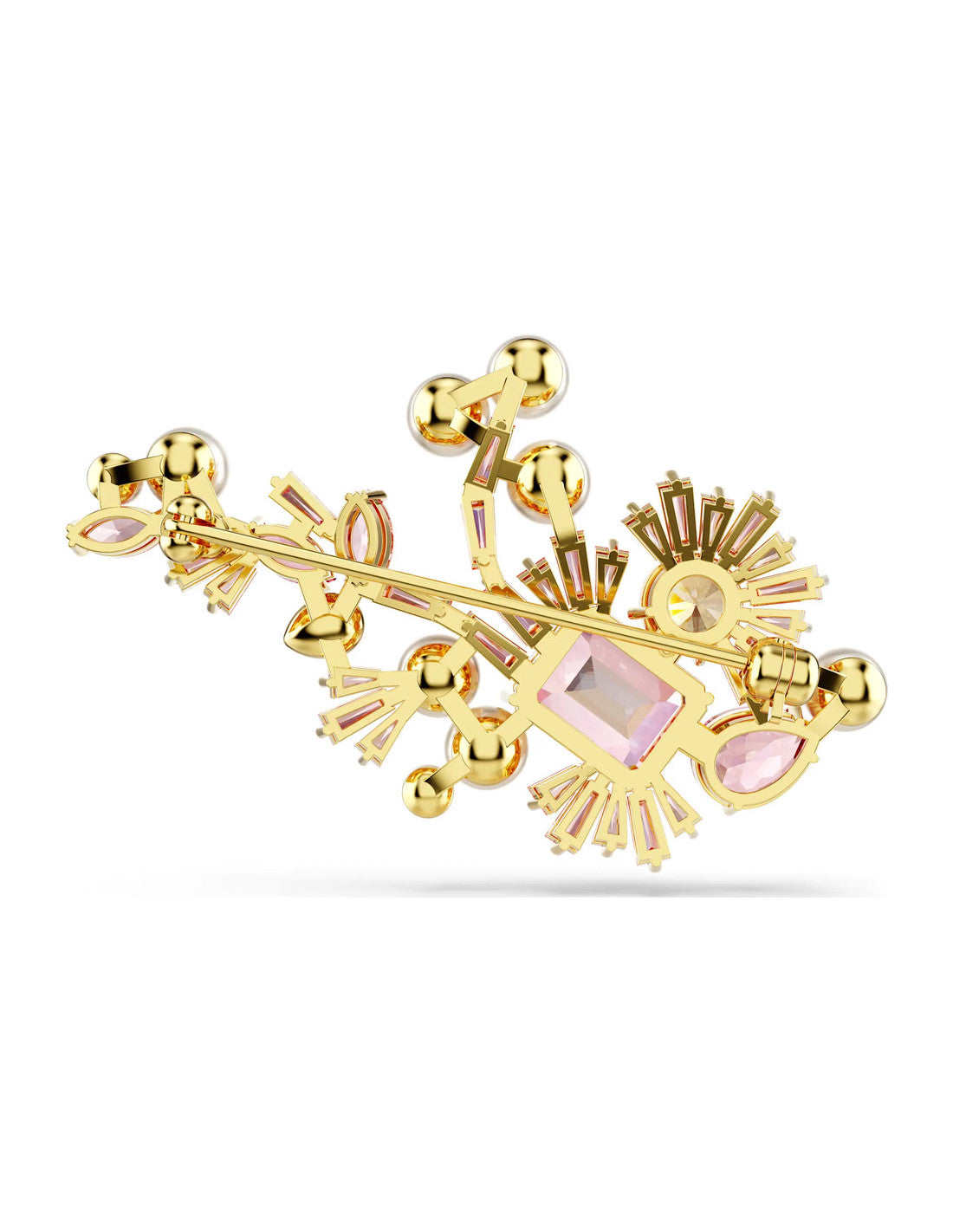 Gema - Flower - Rose Gold - Brooch - Swarovski