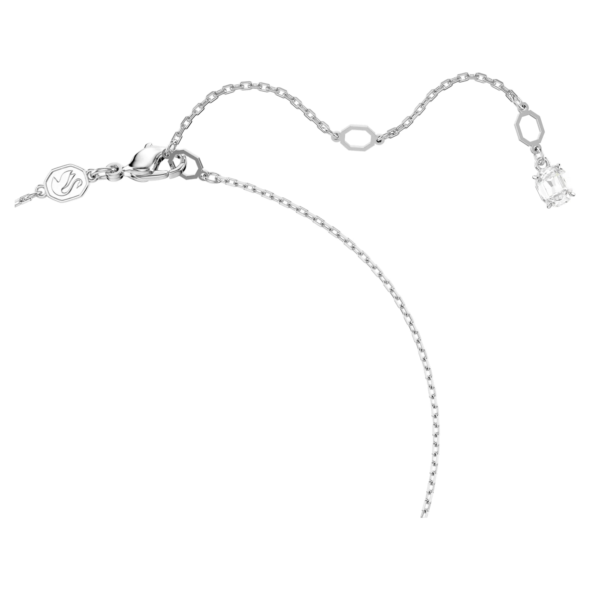 Conjunto Swarovski - Matrix - Tamaño redondo - Blanco y Plata vista 4