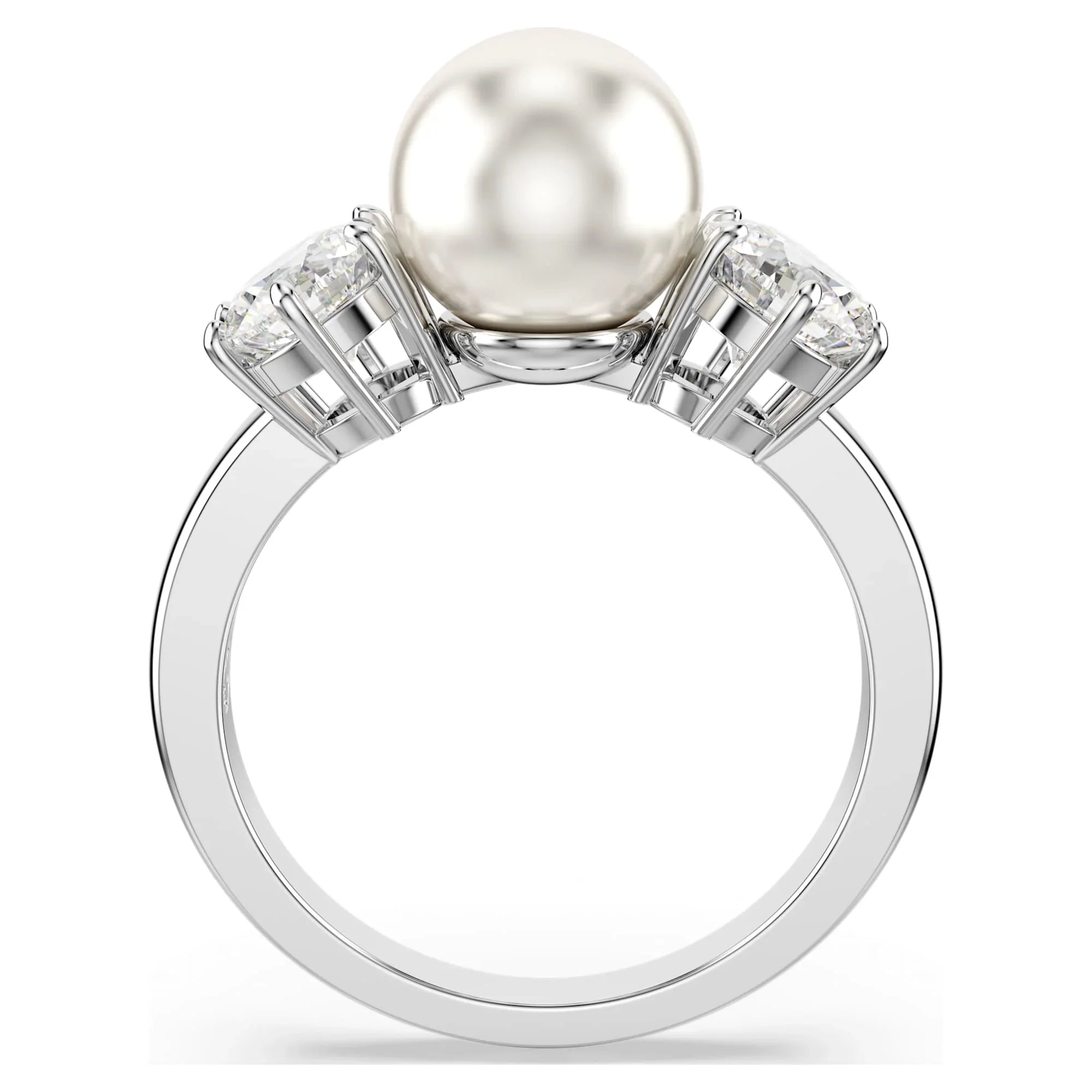 Anillo Matrix Mujer Plata Perla Blanca – Swarovski vista 4