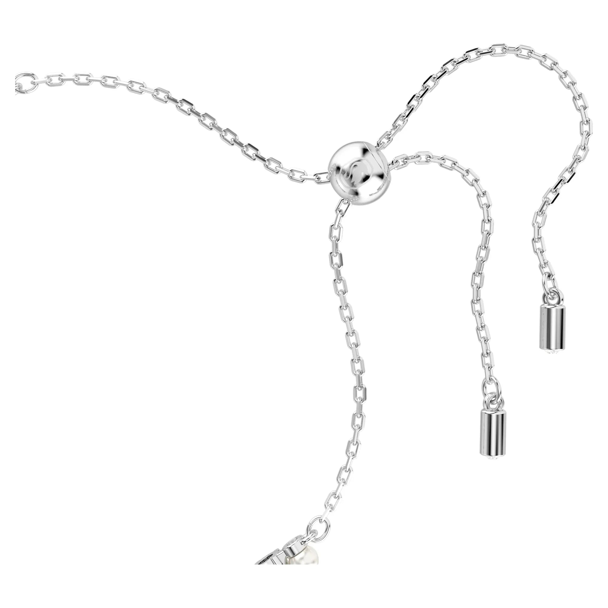 Matrix - Weißes Silber - Armband - Swarovski Ansicht 3