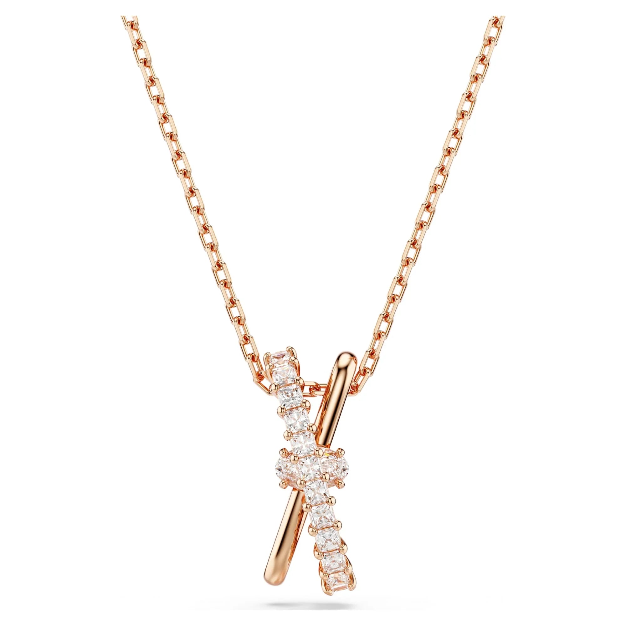 Swarovski vedhæng - Hyperbola - Forskellige størrelser - Hvid & Rosé