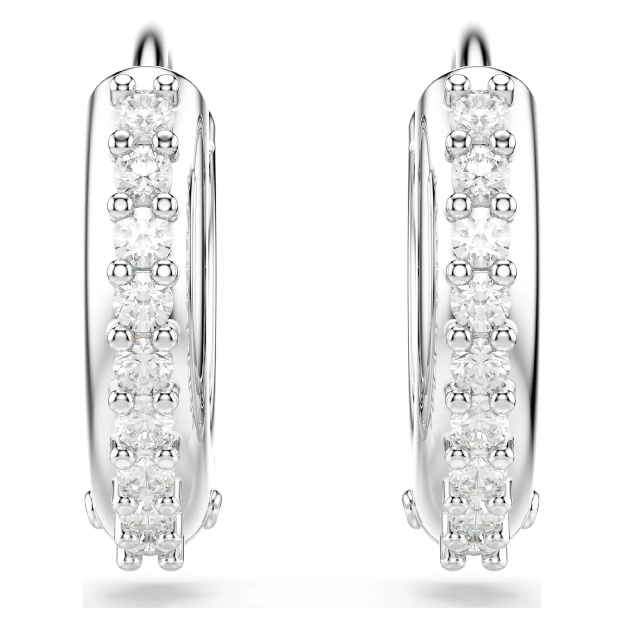 Pendientes Matrix Mujer Plata Blanco – Swarovski vista 5