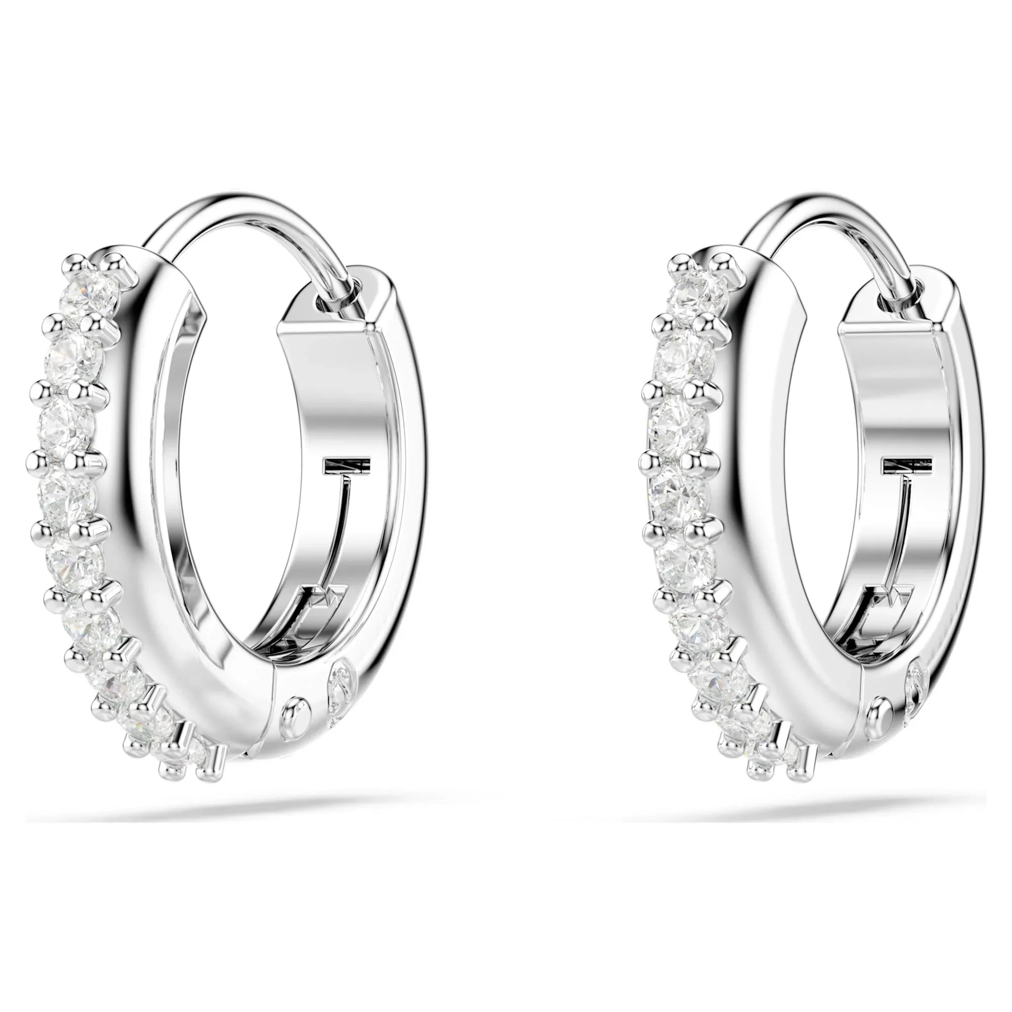 Pendientes Mujer Matrix Plata Blanca – Swarovski vista 4