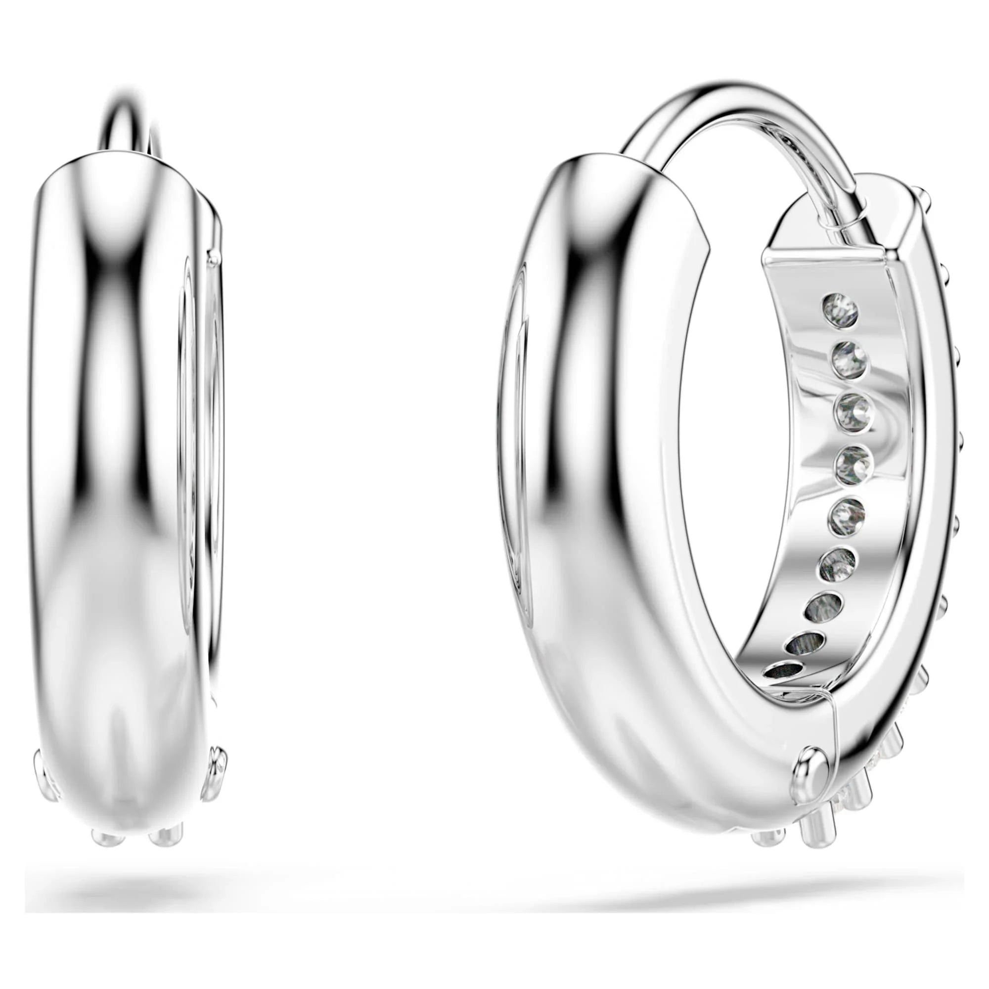 Pendientes Mujer Matrix Plata Blanca – Swarovski vista 3
