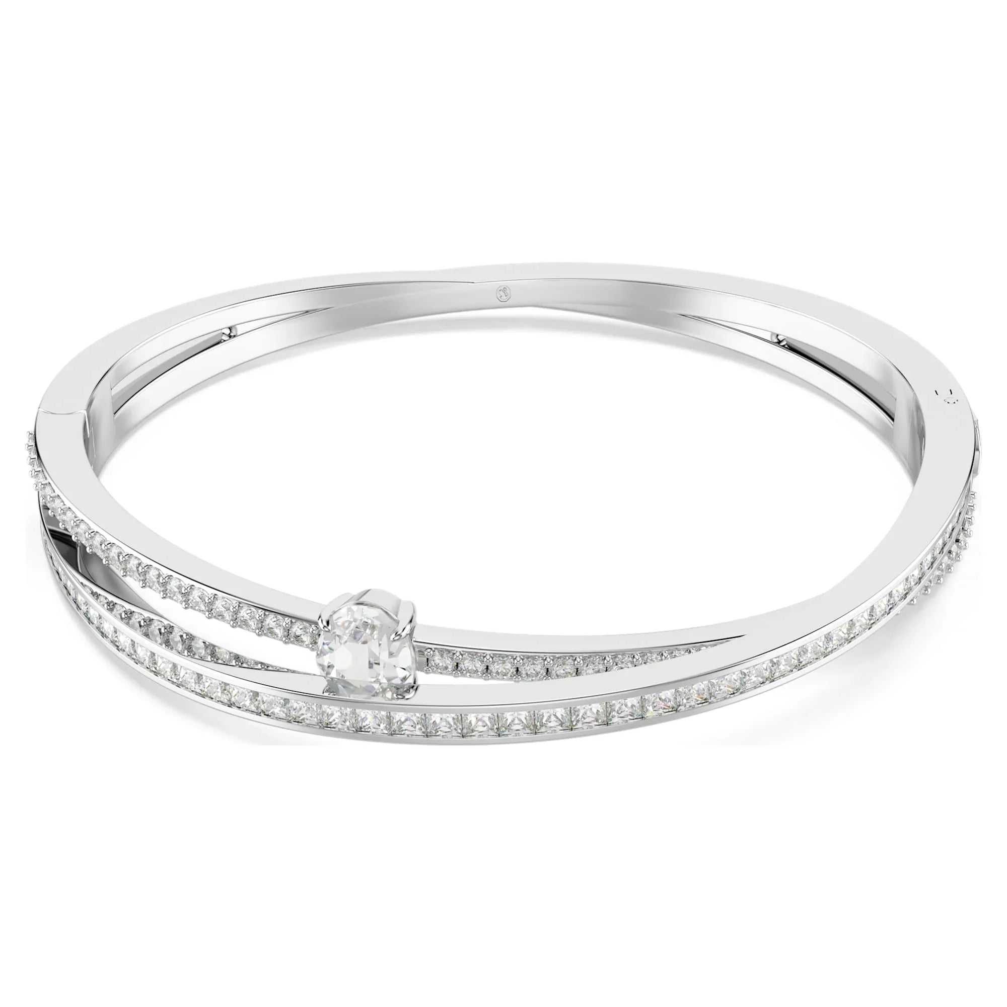 Hyperbool - Zilverwit - Armband - Swarovski
