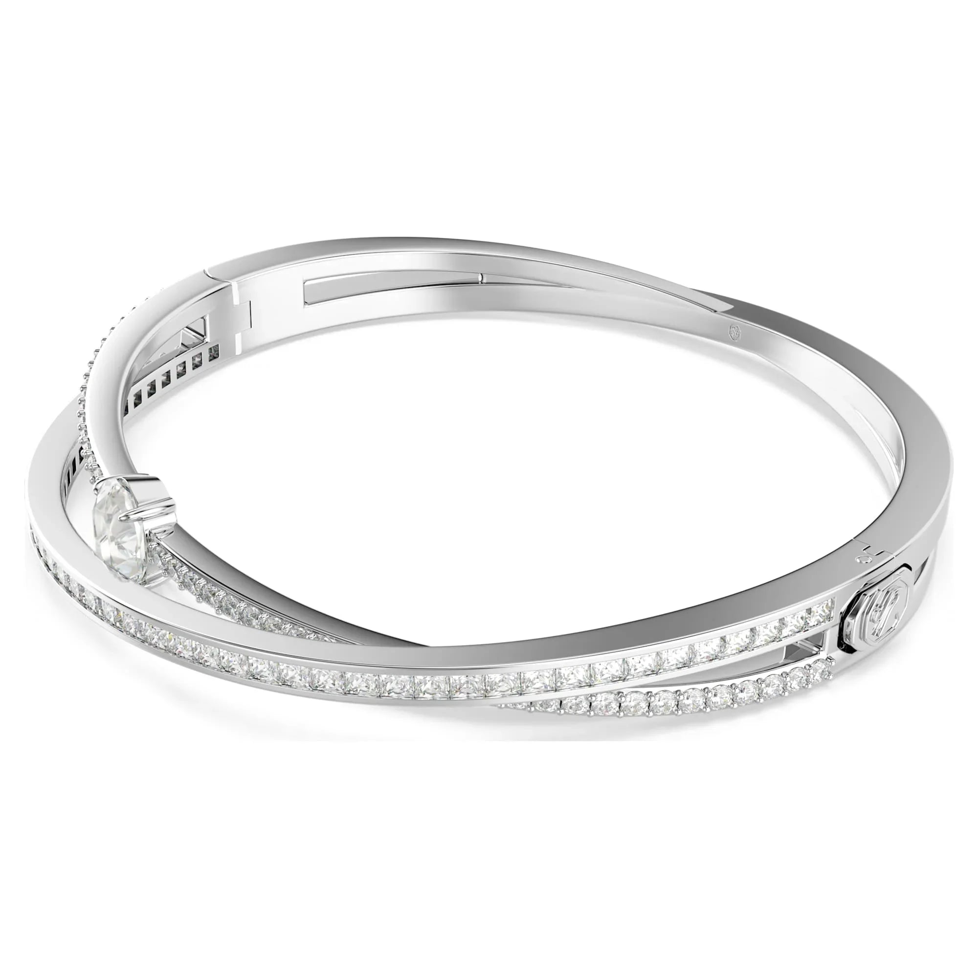 Hyperbool - Zilverwit - Armband - Swarovski bekijk 5