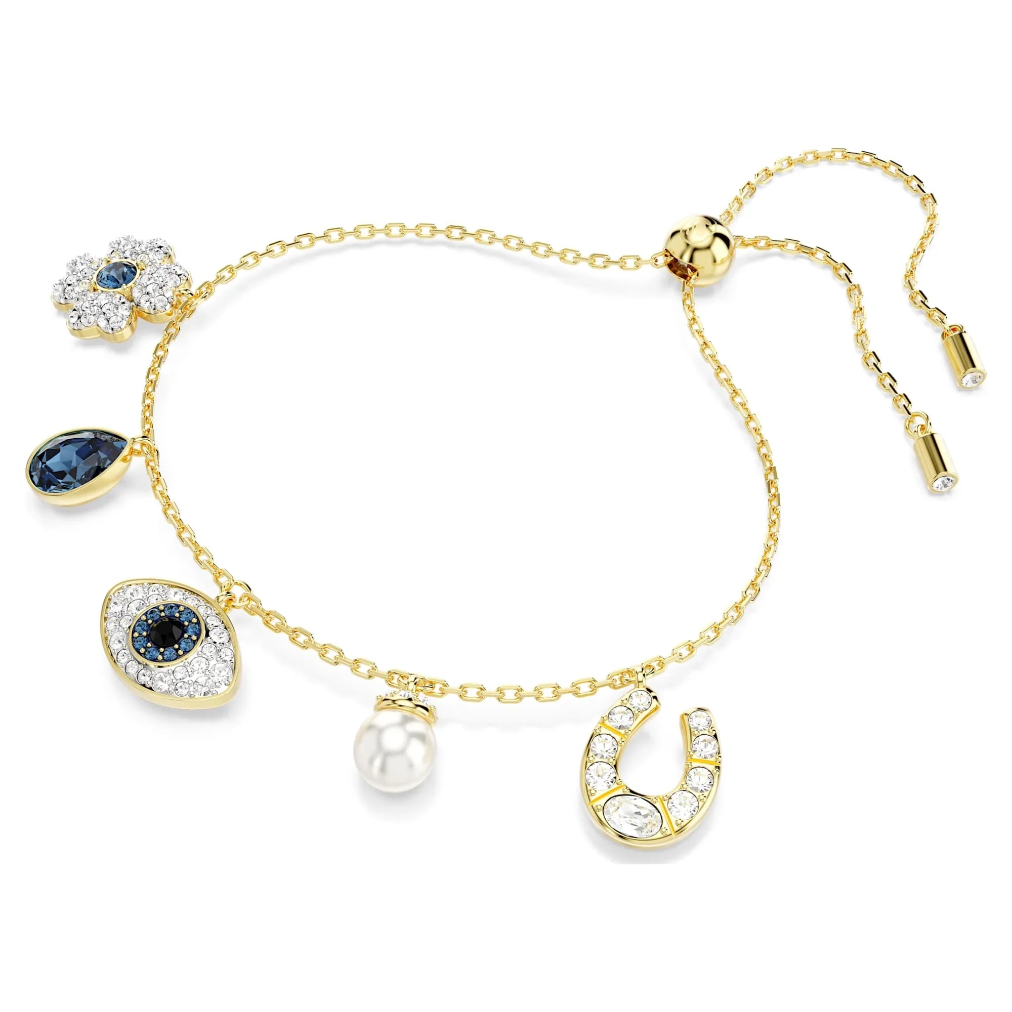 Swarovski-armband - Symbolica - Blå & guldfärgad vy 5