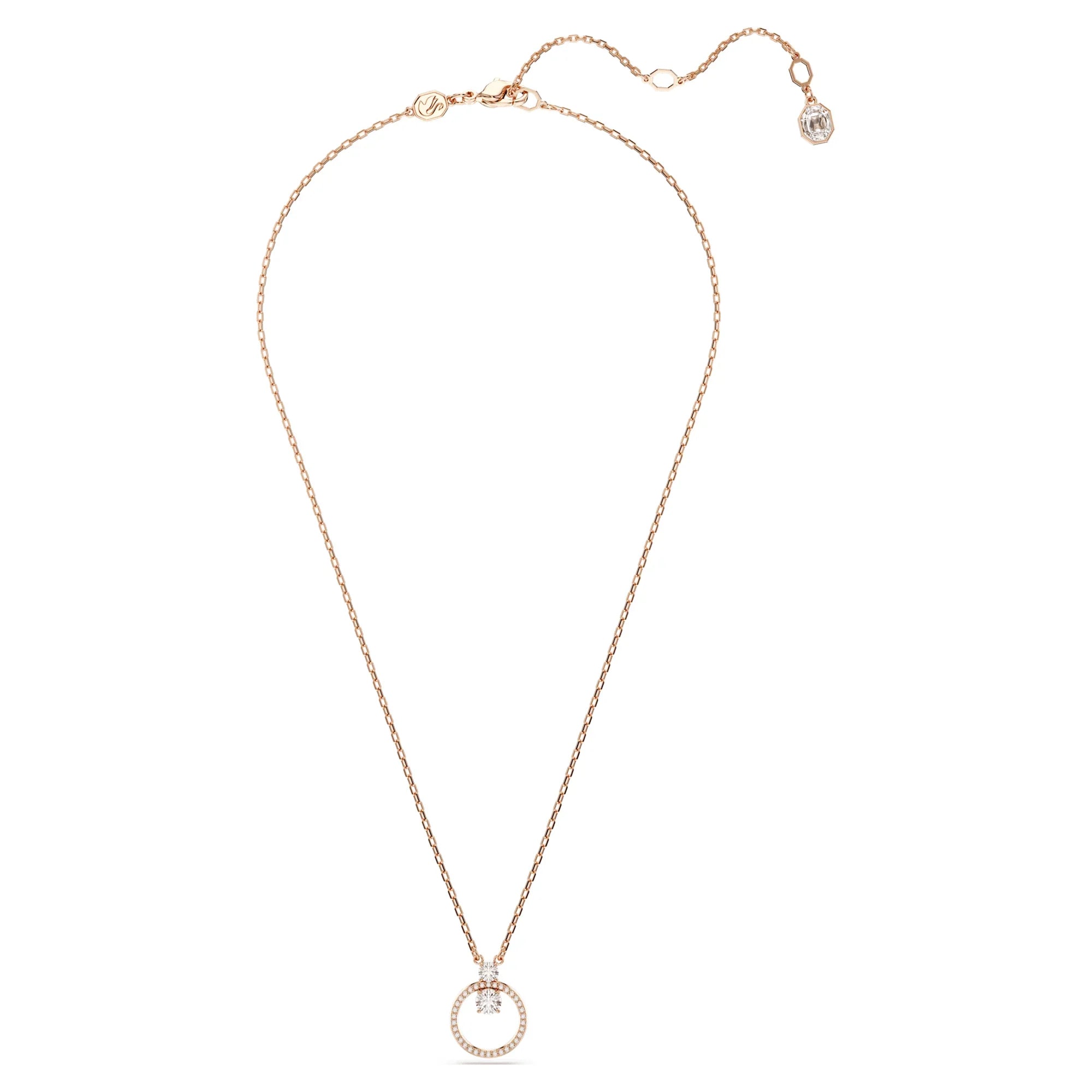Pendentif Swarovski - Constella - Taille ronde - Blanc & Rosé vue 5