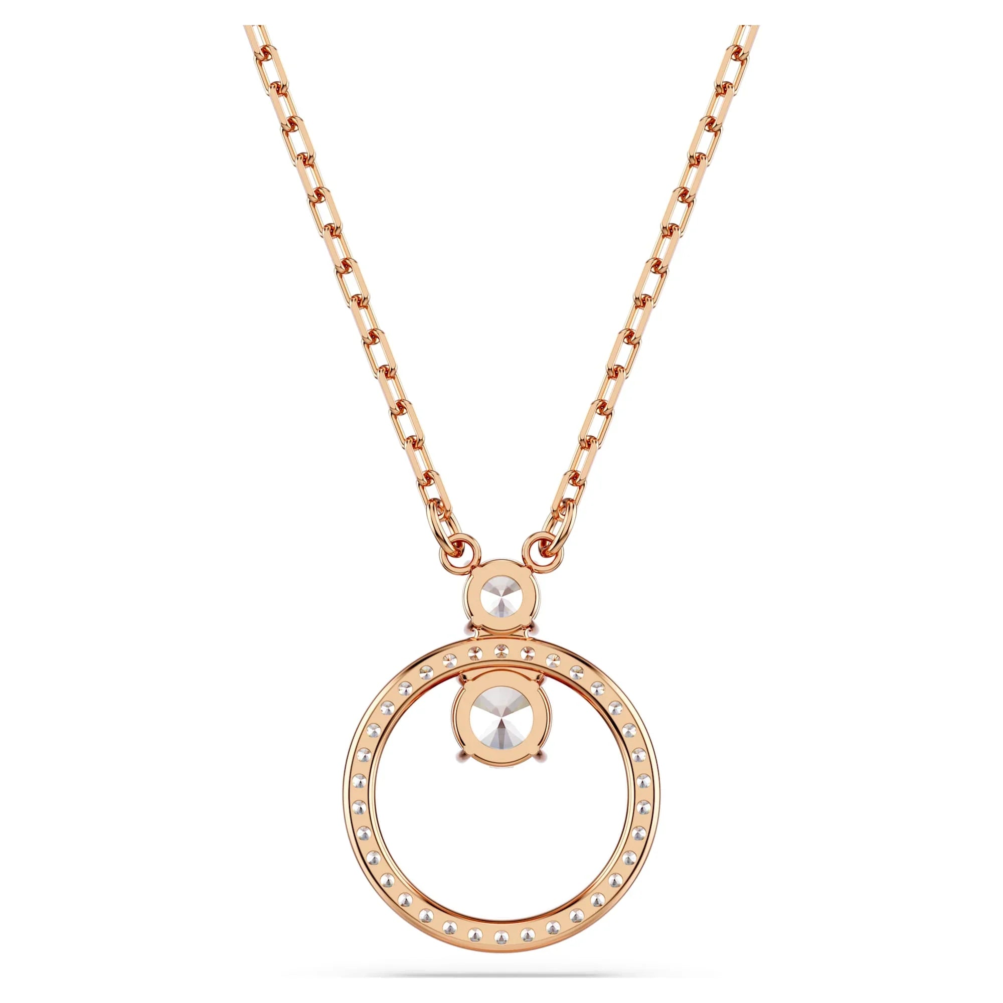 Pendentif Swarovski - Constella - Taille ronde - Blanc & Rosé vue 3