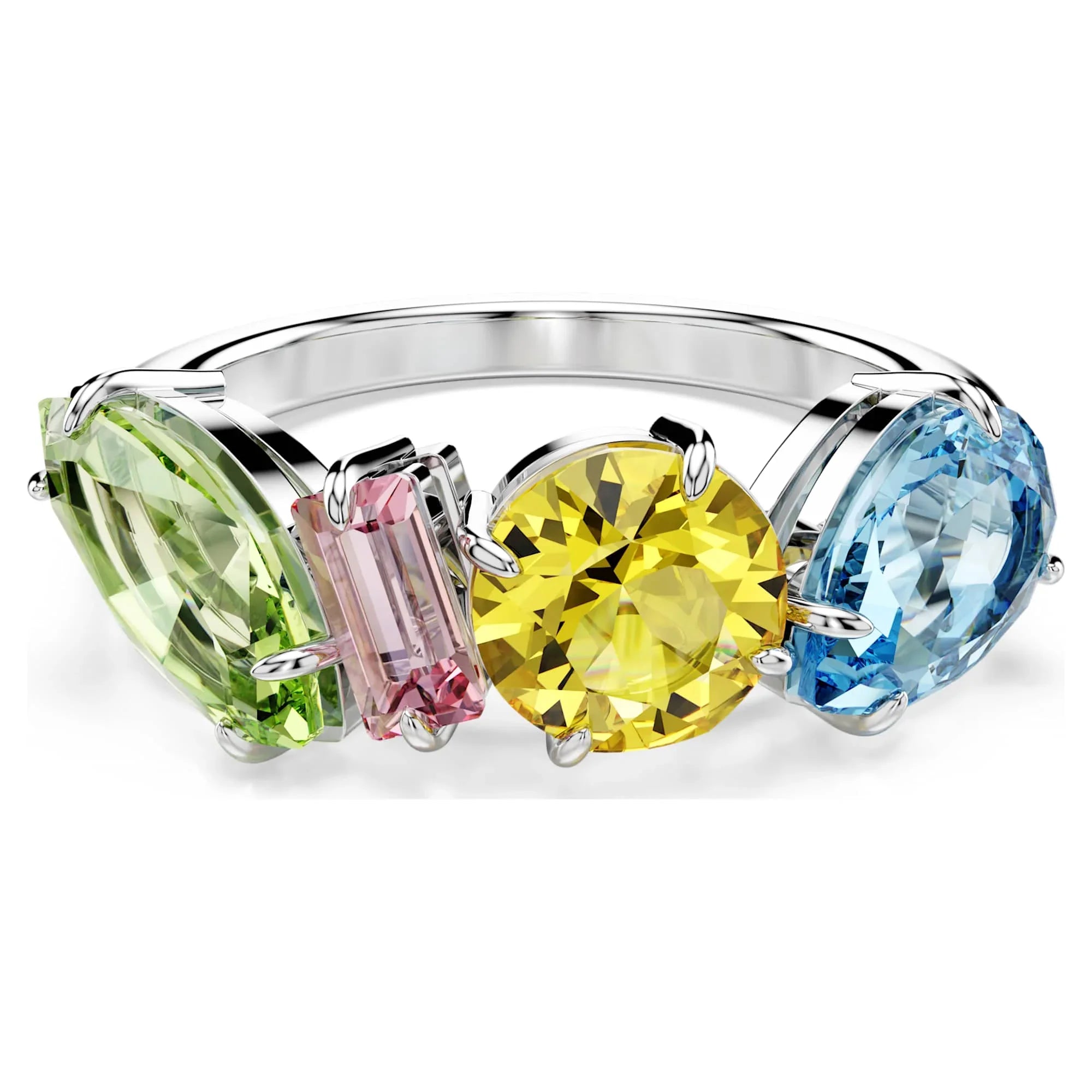 Anillo Gema Mujer Multicolor Plata – Swarovski
