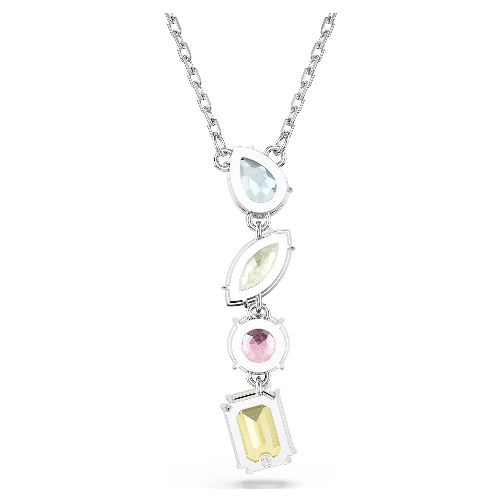 Colgante Swarovski - Gema - Varios tamaños - Rosa y Plata vista 3