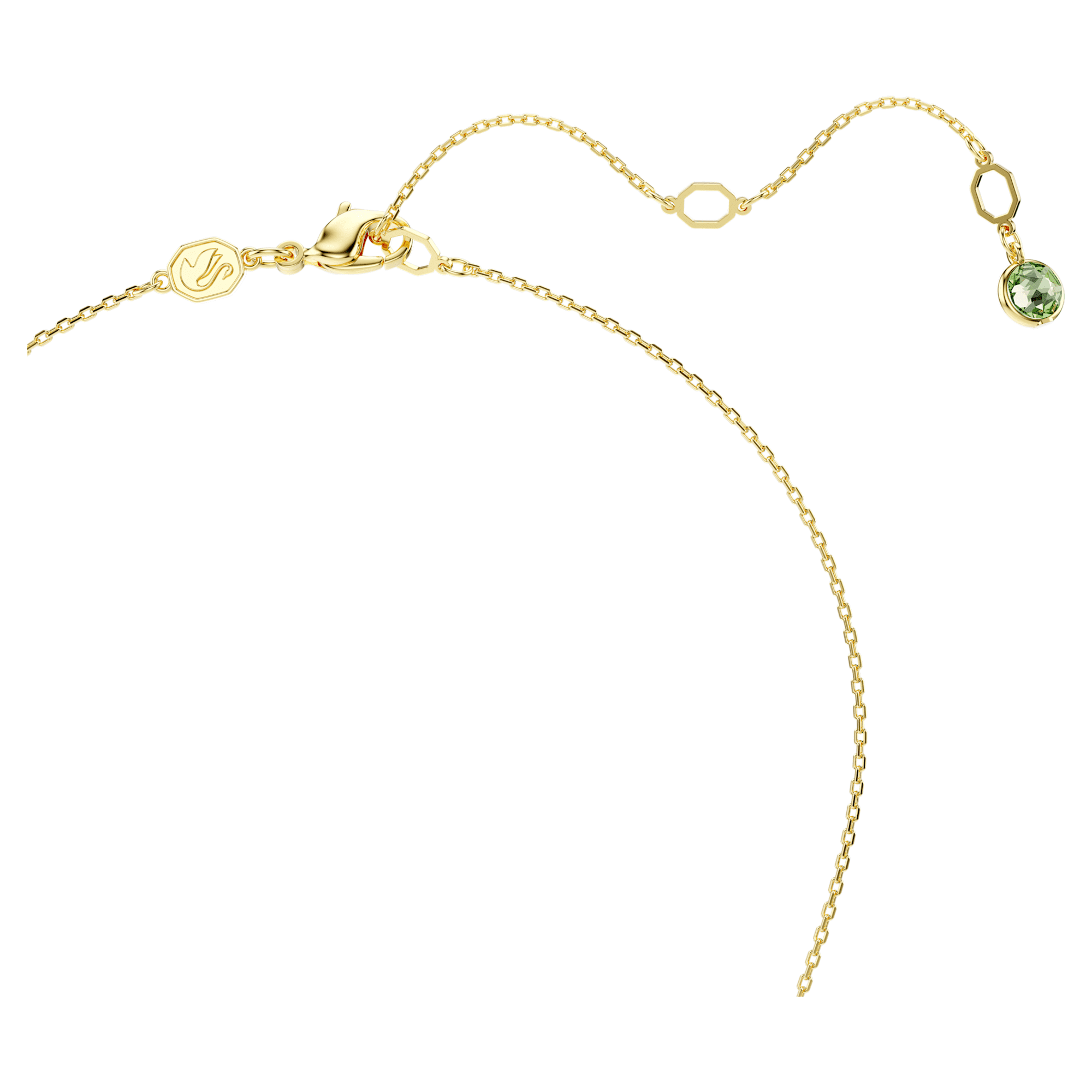 Chroma Cushion Pendant Multicolor Gold – Swarovski