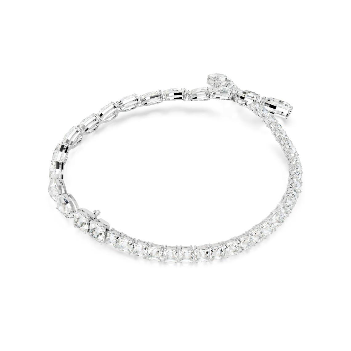 Matrix Y Necklace White Rhodium Plated Various Sizes – Swarovski