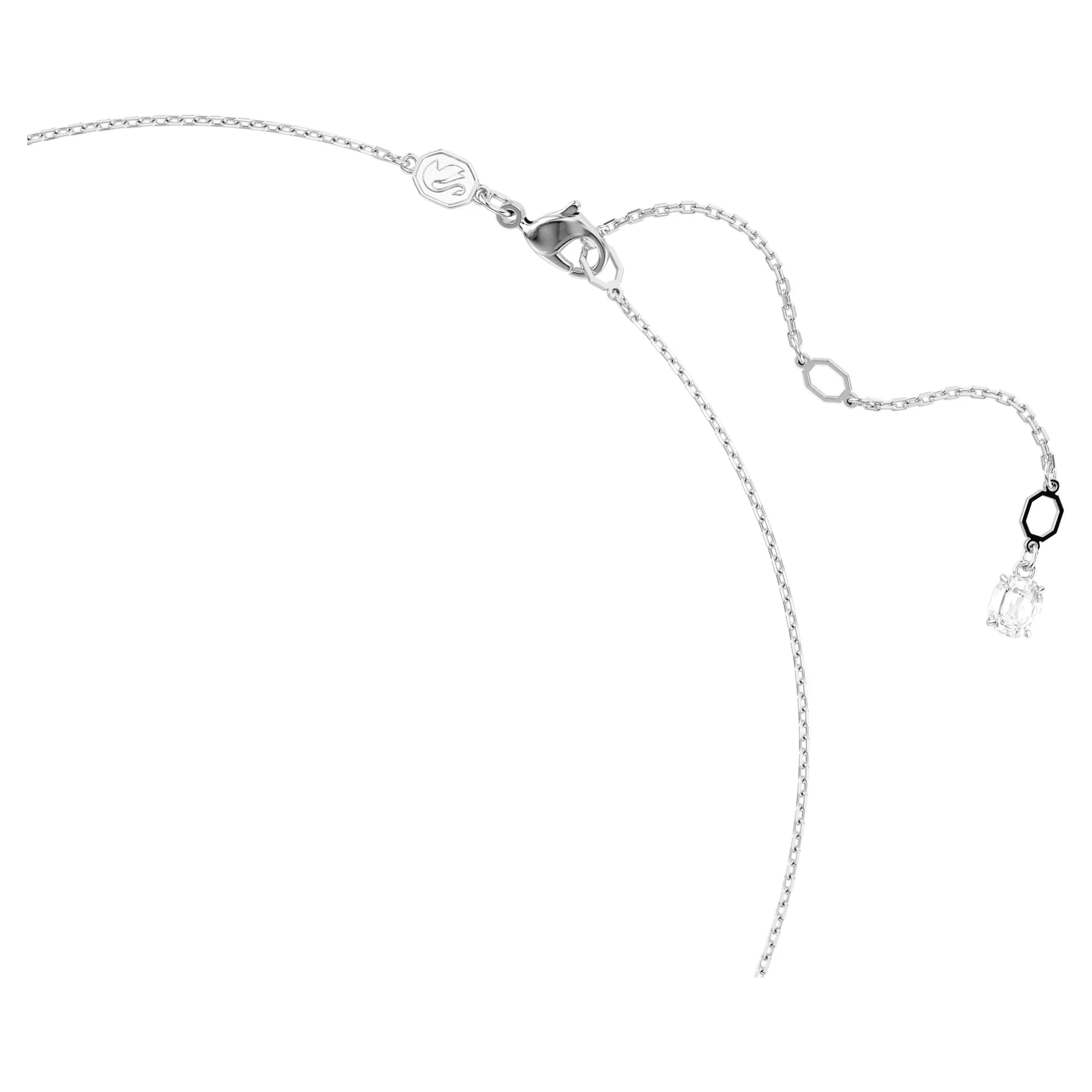 Swarovski Necklace - Idyllia - Various sizes - White & Silver view 4