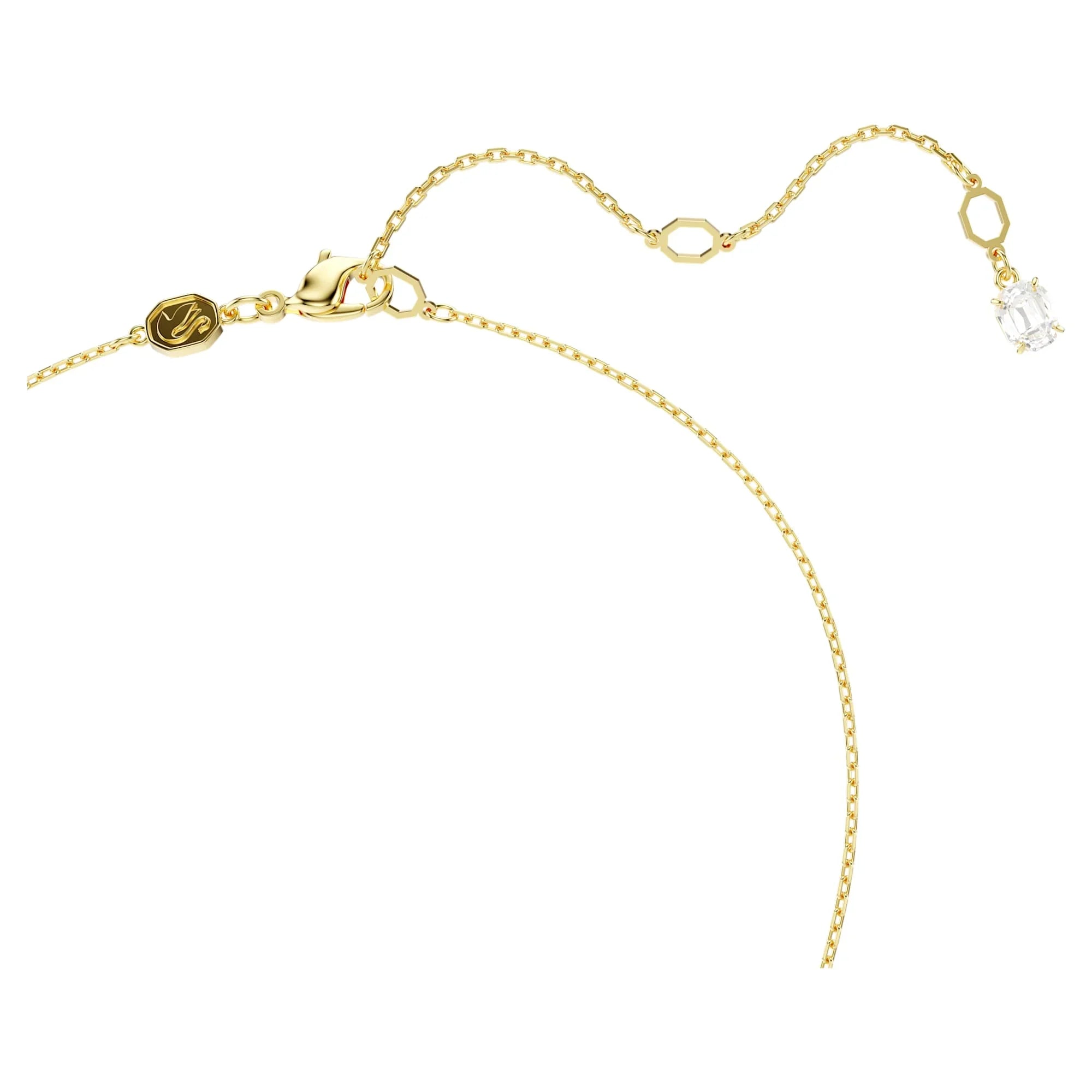 Swarovski-hanger - Stilla - Vierkant geslepen - Wit en goud Bekijk 5