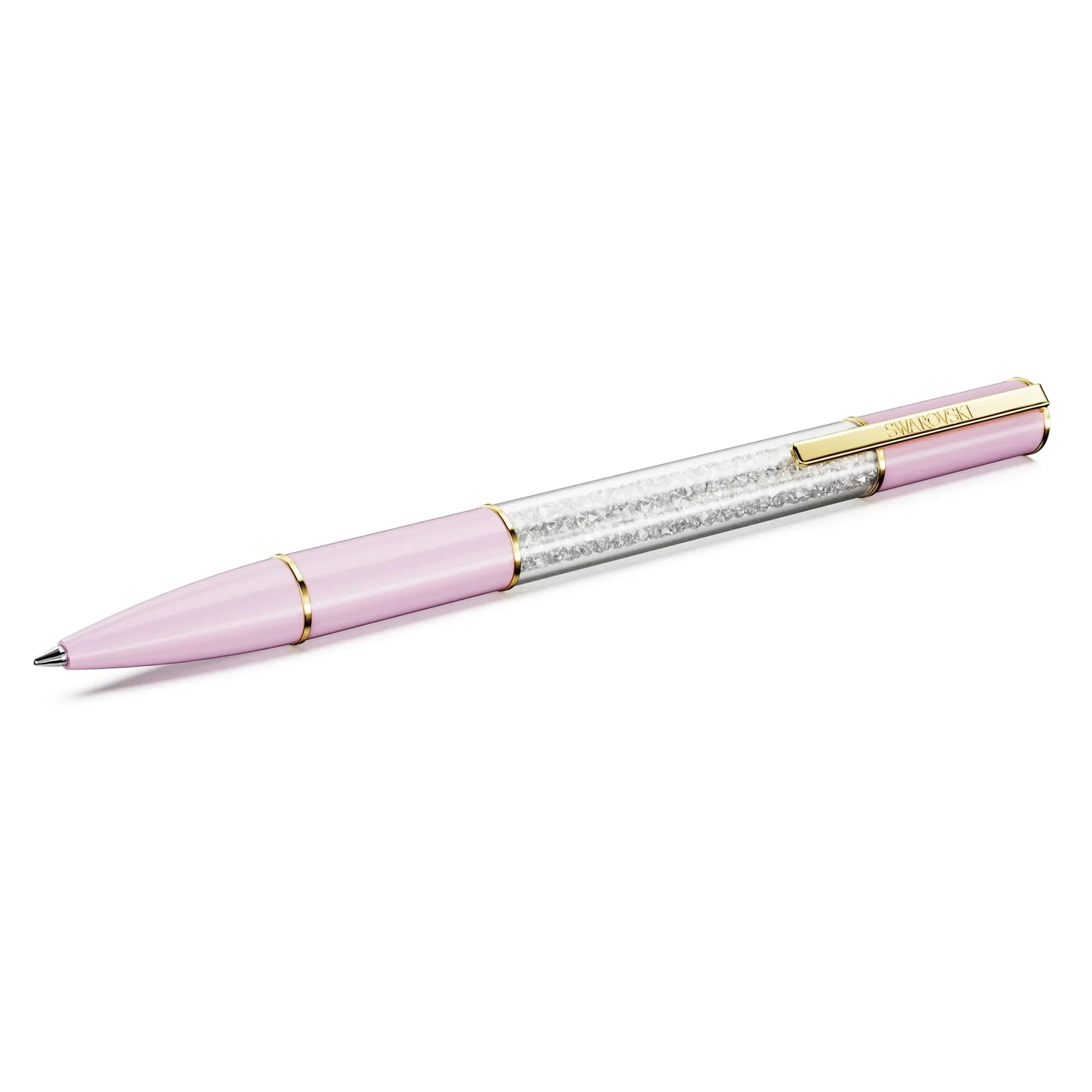 Krystallinsk glans - Rosa - Kulepenn - Swarovski