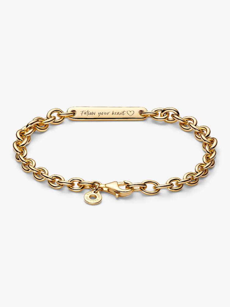 Bracelet Pandora - Chaîne Barre Gravable | 569523C00