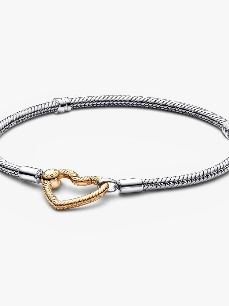 Pandora Armband - Snake Mesh Hjärtlås