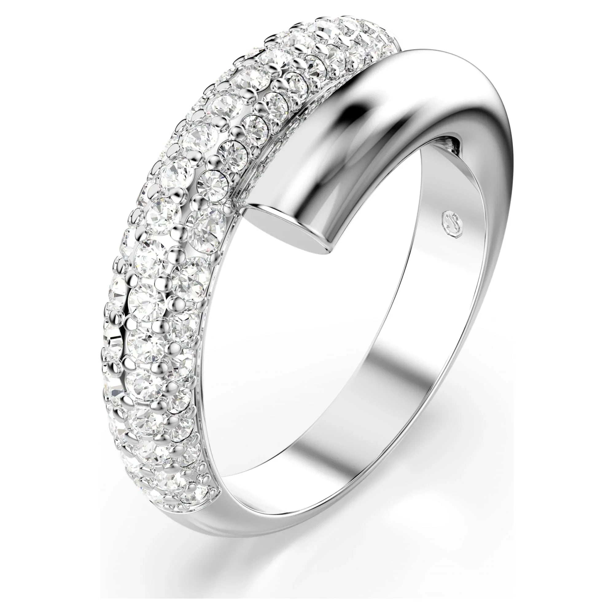 Anillo Swarovski - Dextera - Blanco y Plata