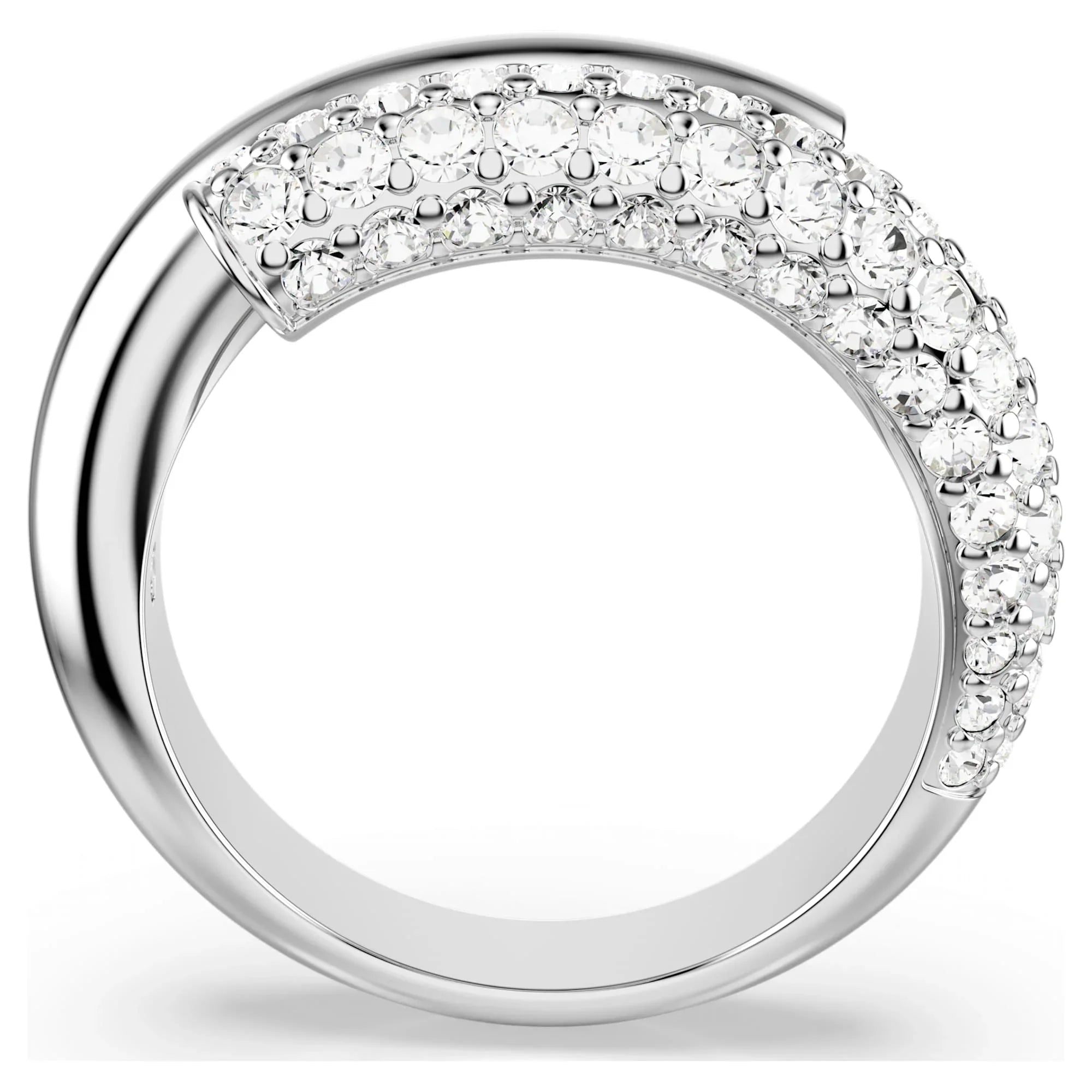 Swarovski Ring - Dextera - Vit & Silver vy 4