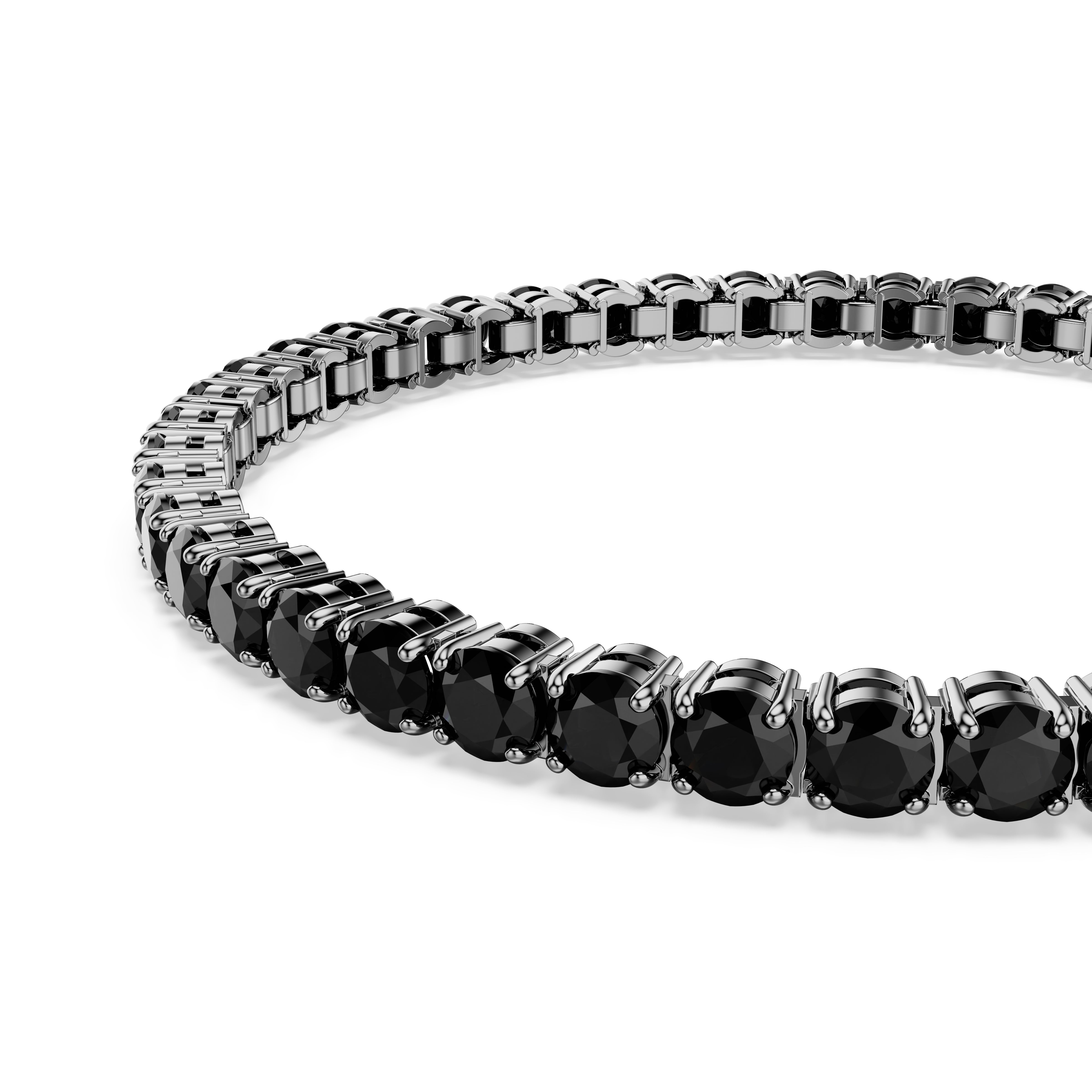 Matrix - Tennis - Black - Bracelet - Swarovski