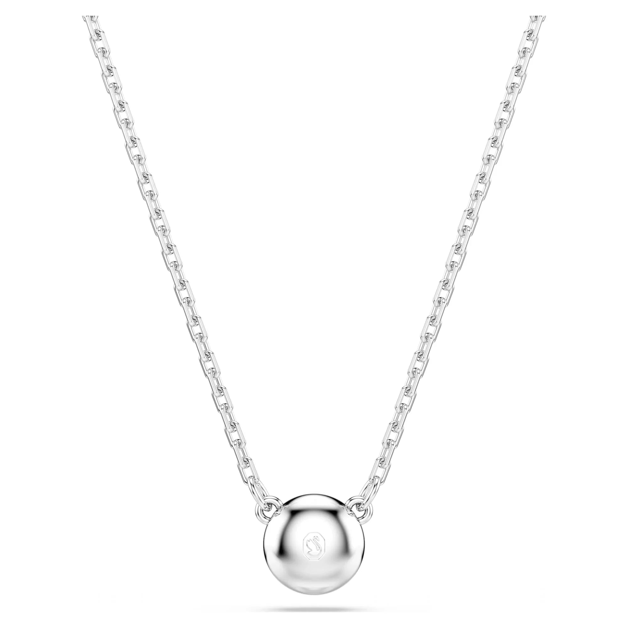 Swarovski vedhæng - Imber - Rundt snit - Hvid & Sølv visning 3