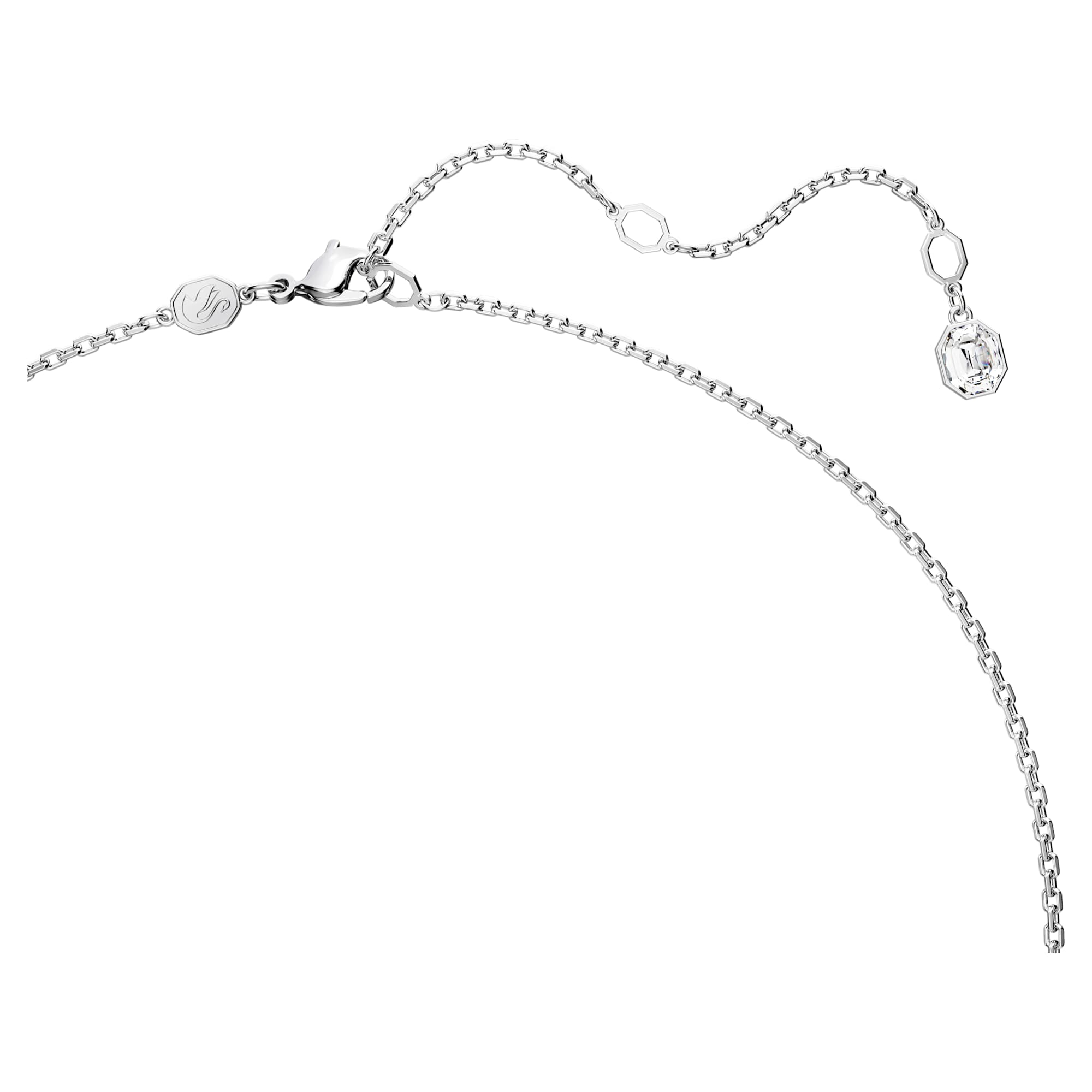 Colgante Millenia Octogonal de Plata Azul – Swarovski