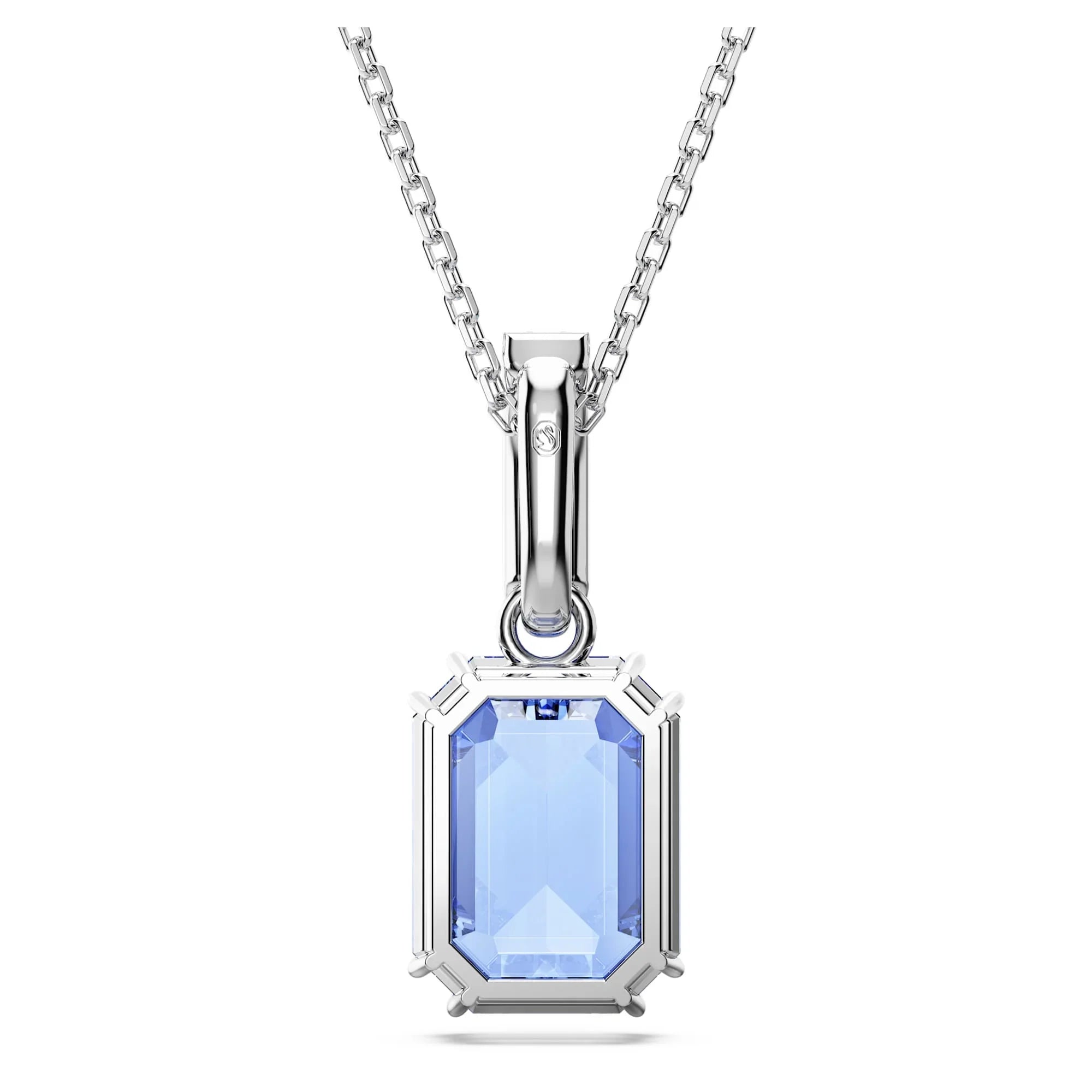 Colgante Swarovski - Millenia - Octogonal - Azul y Plata vista 4