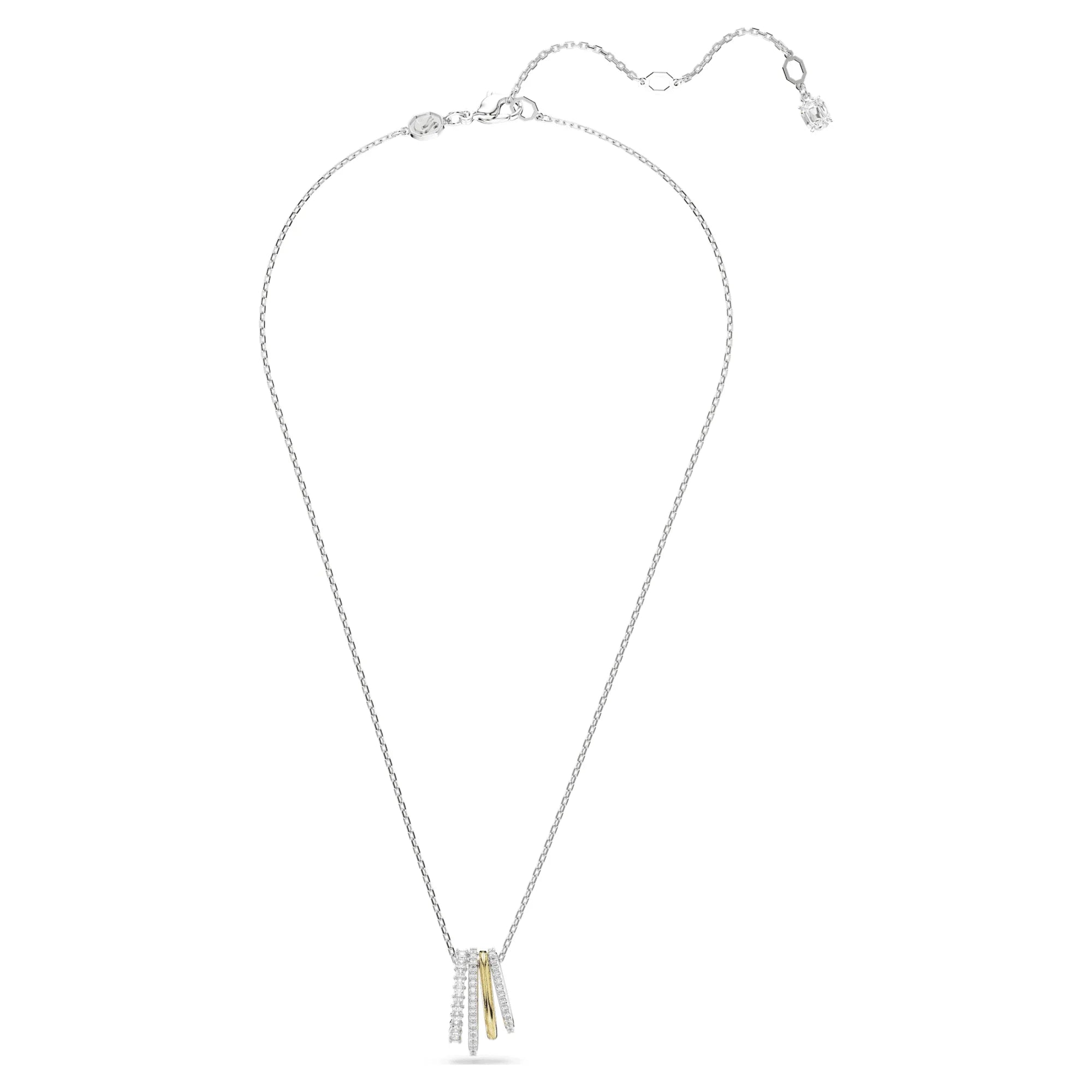 Hyperbola White Mix Metal Pendel – Swarovski-vy 4