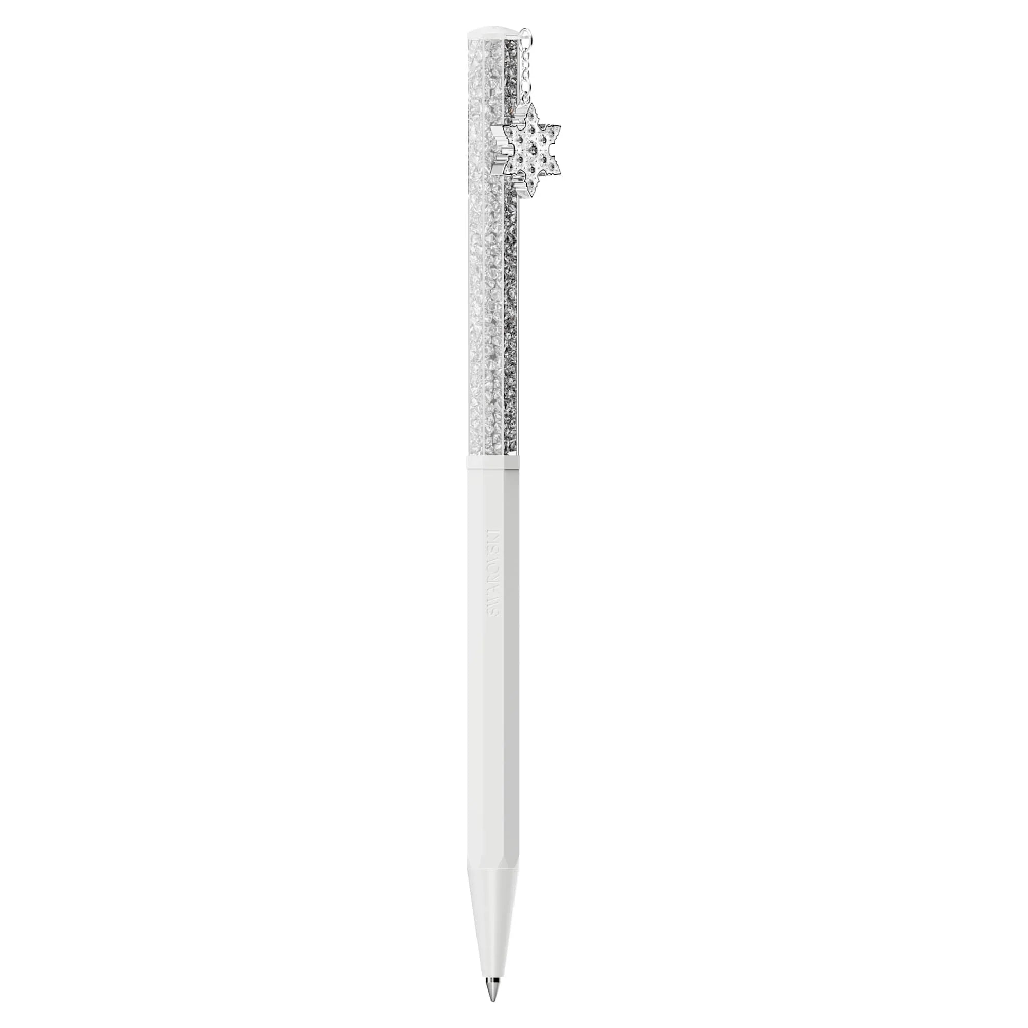 Krystallinsk - Åttekantet - White & Flake - Kulepenn - Swarovski-visning 2