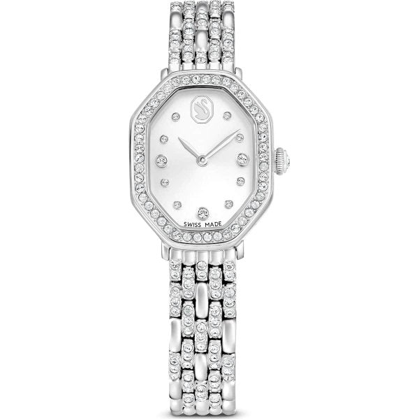 Reloj Dextera Octagon y acero inoxidable para mujer - Swarovski