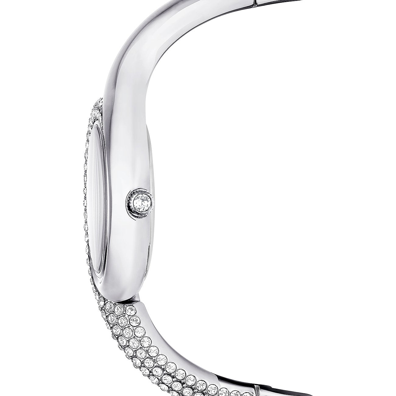 Dextera Asymmetric Women's Watch Silver Metal Bracelet Stainless Steel – Swarovski