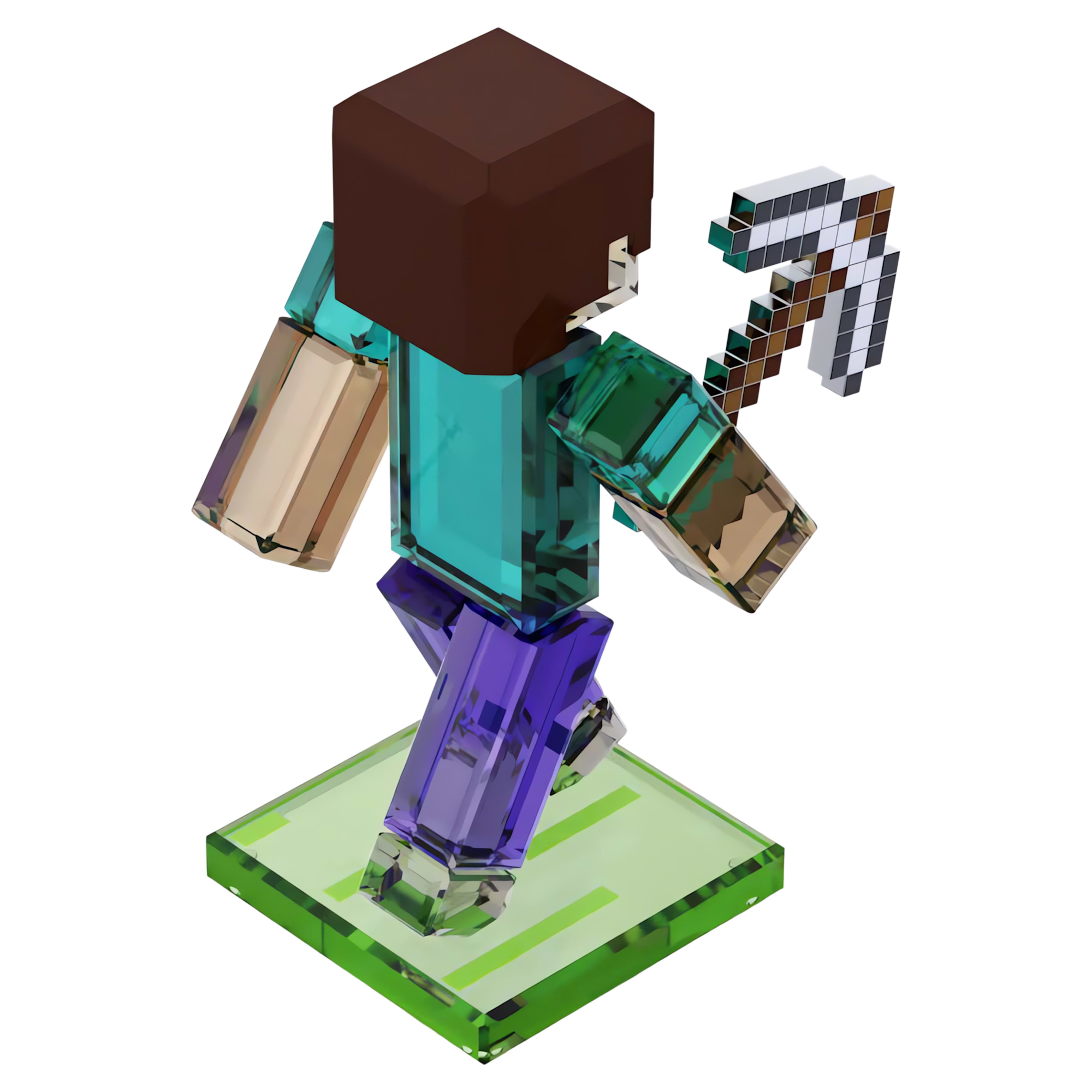 Minecraft Steve Figure – Swarovski