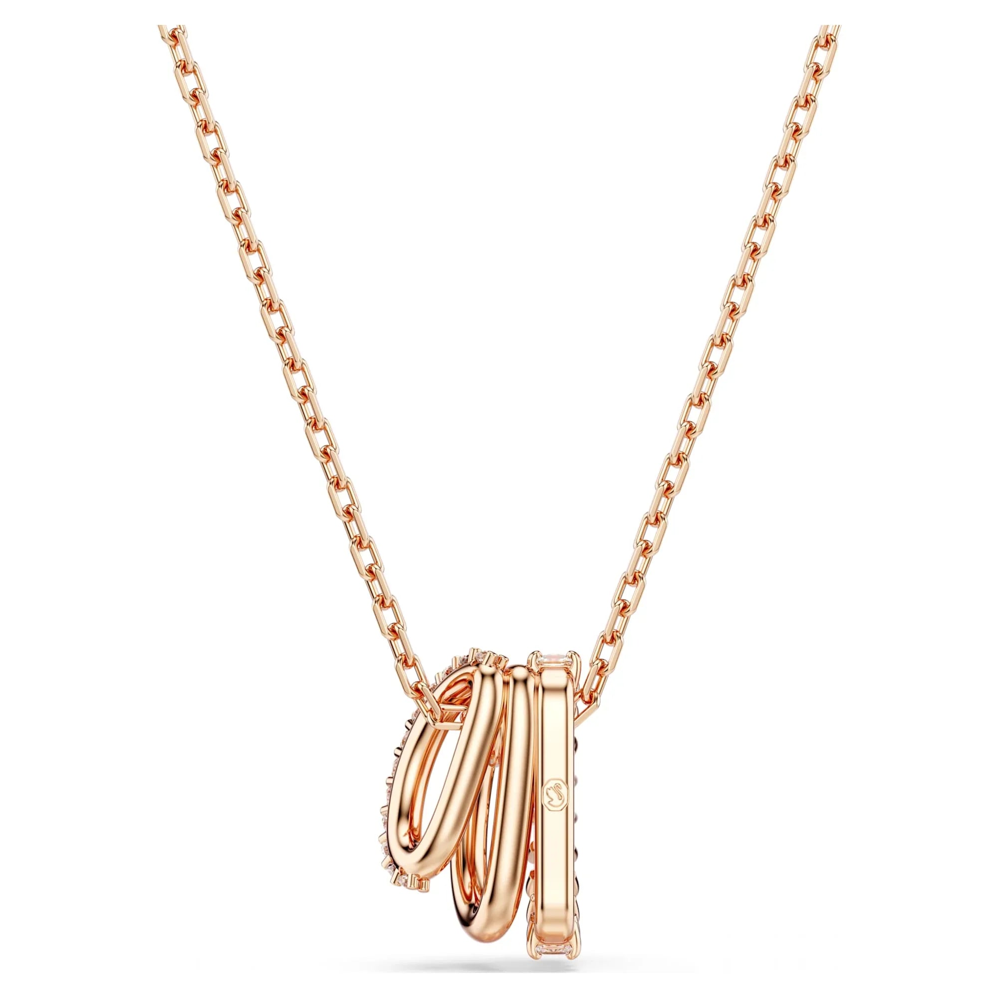 White Gold Rose Hyperbola medál – Swarovski nézet 4