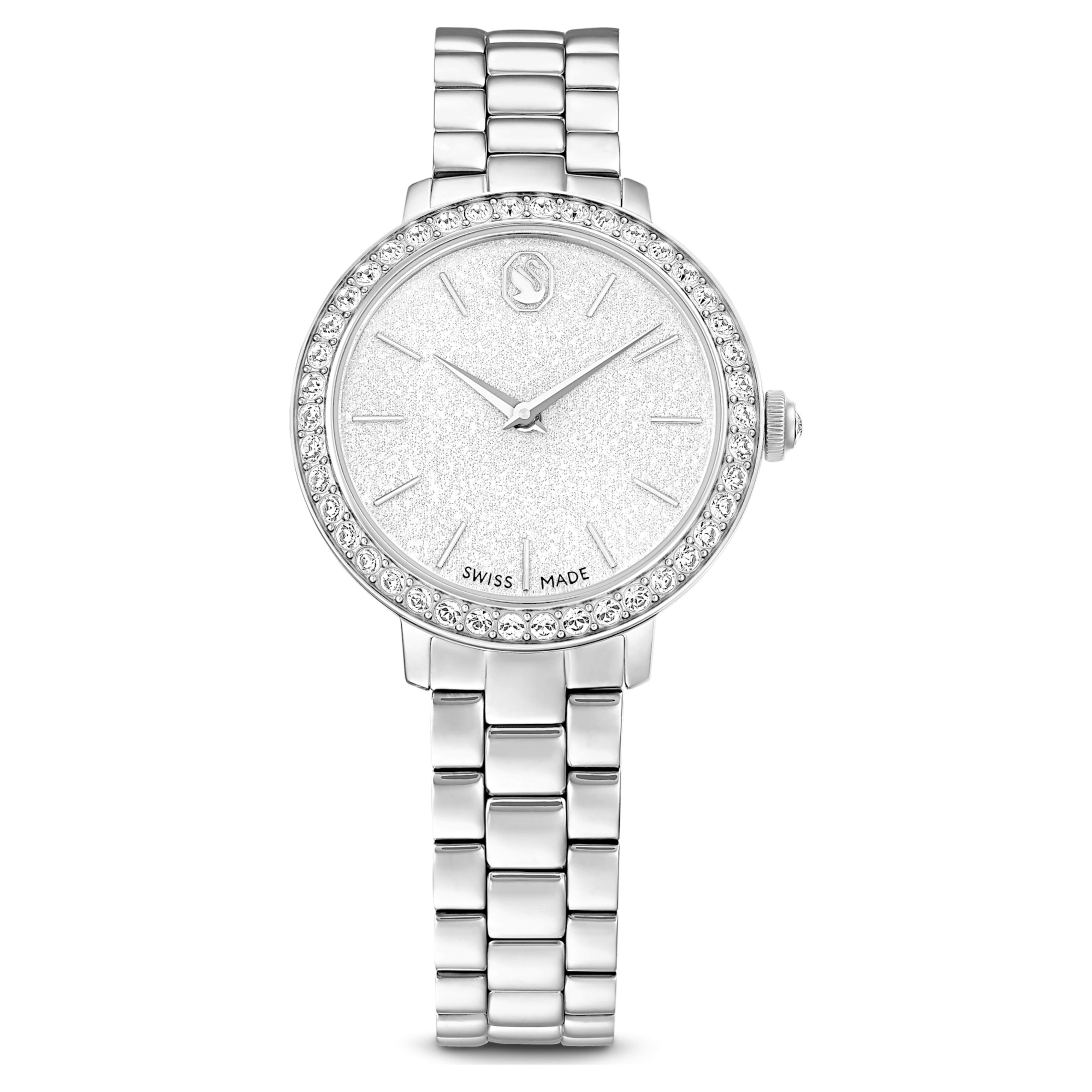 Matrix watch 30 mm steel silver – Swarovski
