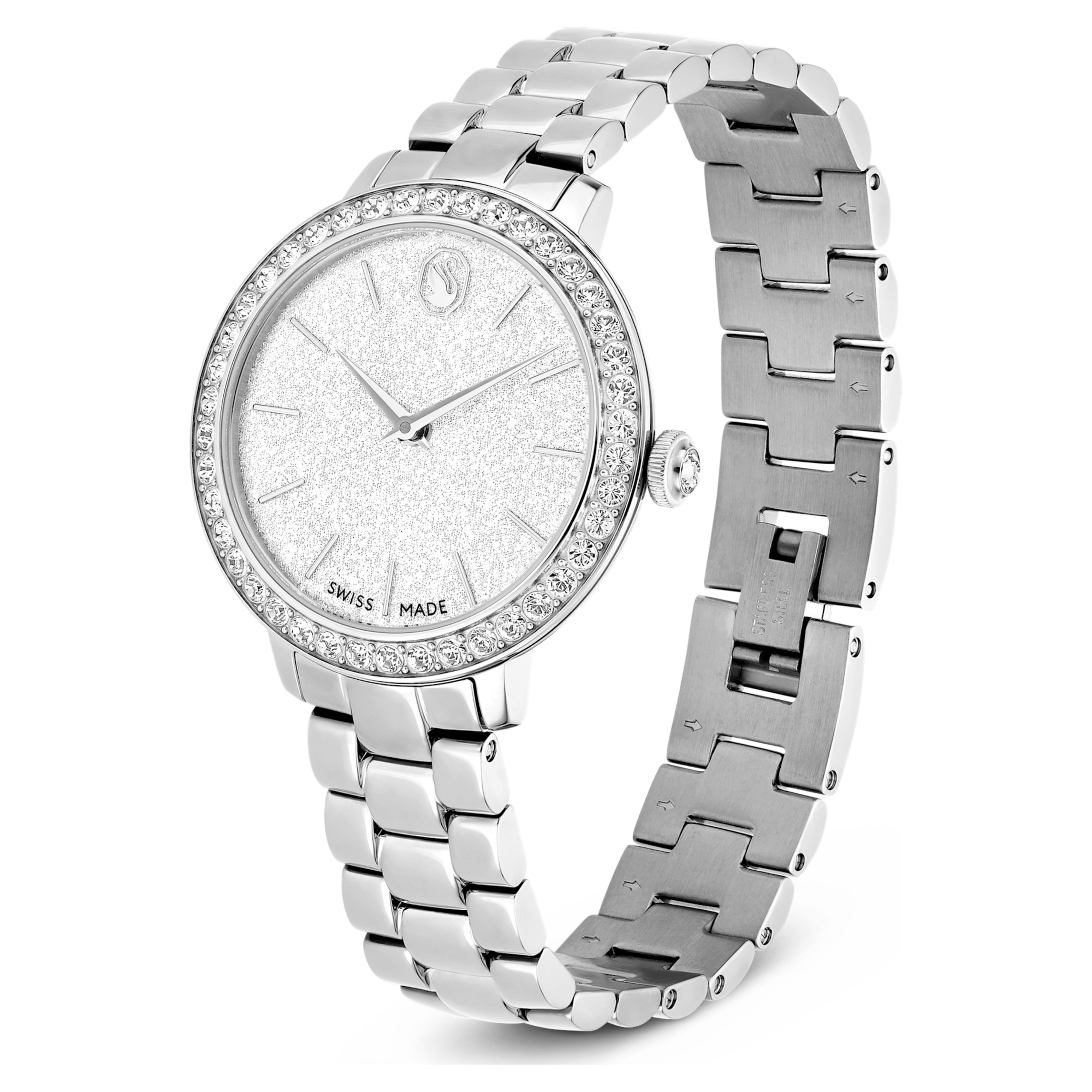 Matrix watch 30 mm steel silver – Swarovski