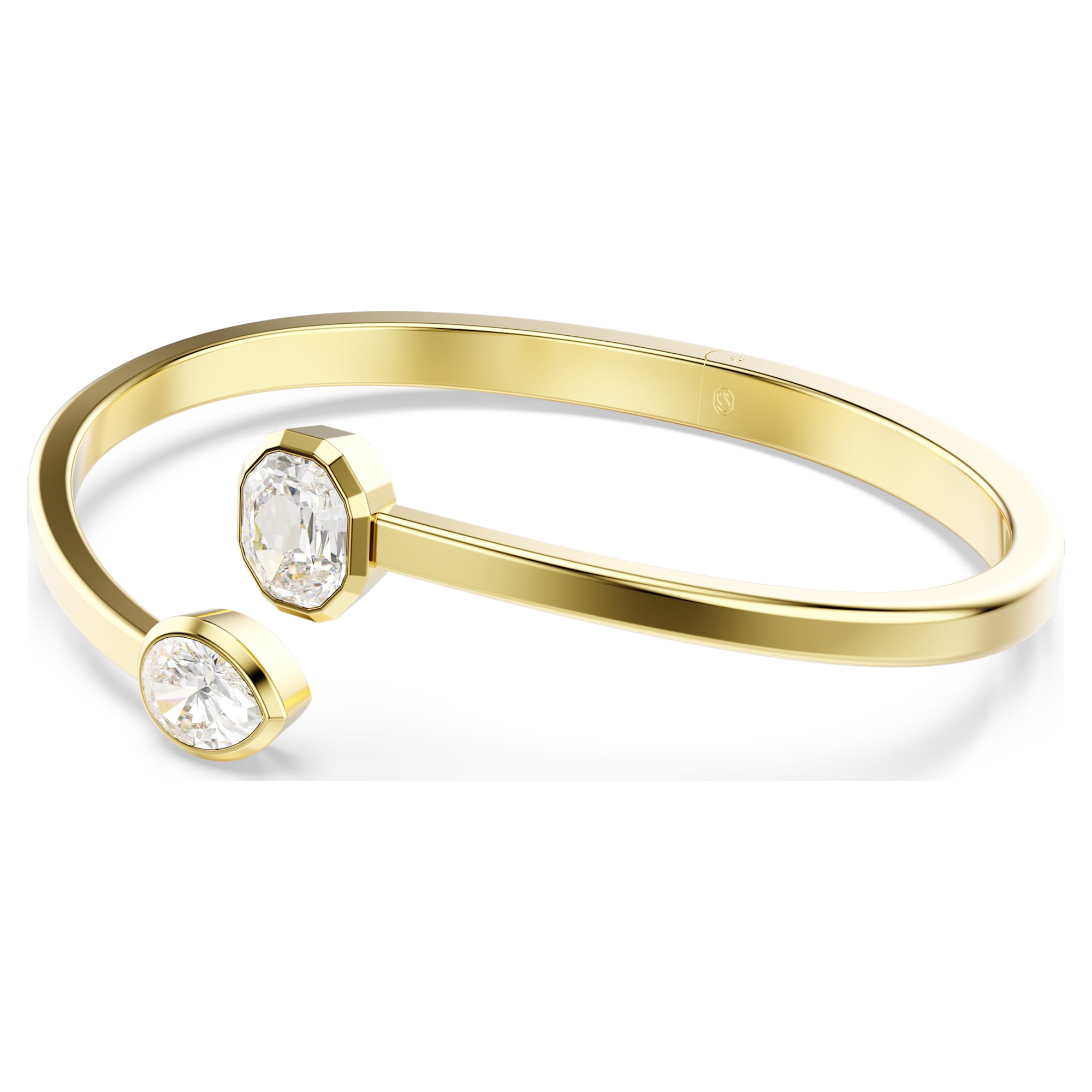 Imber - Golden White - Bangle - Swarovski