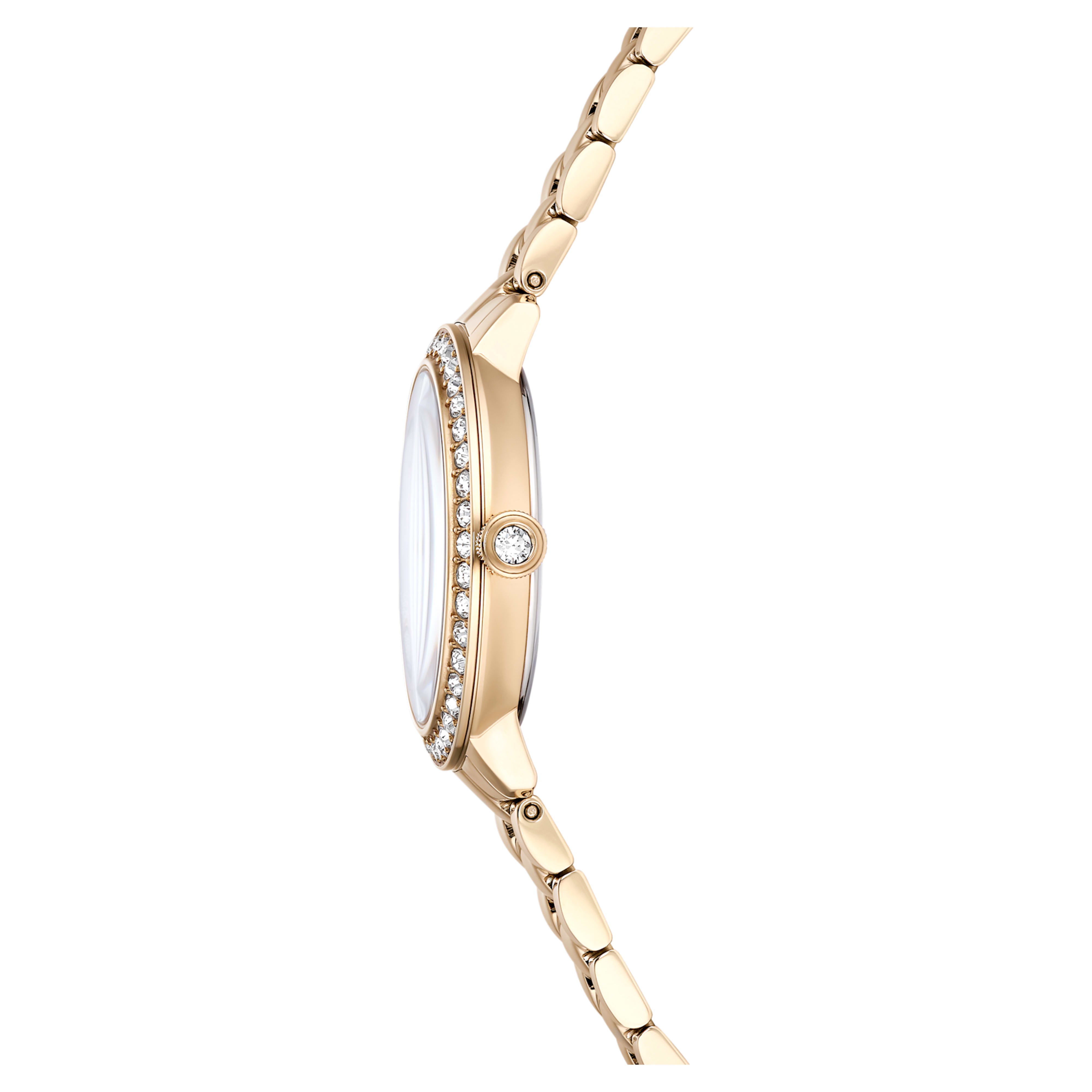 Matrix watch 30 mm champagne gold – Swarovski