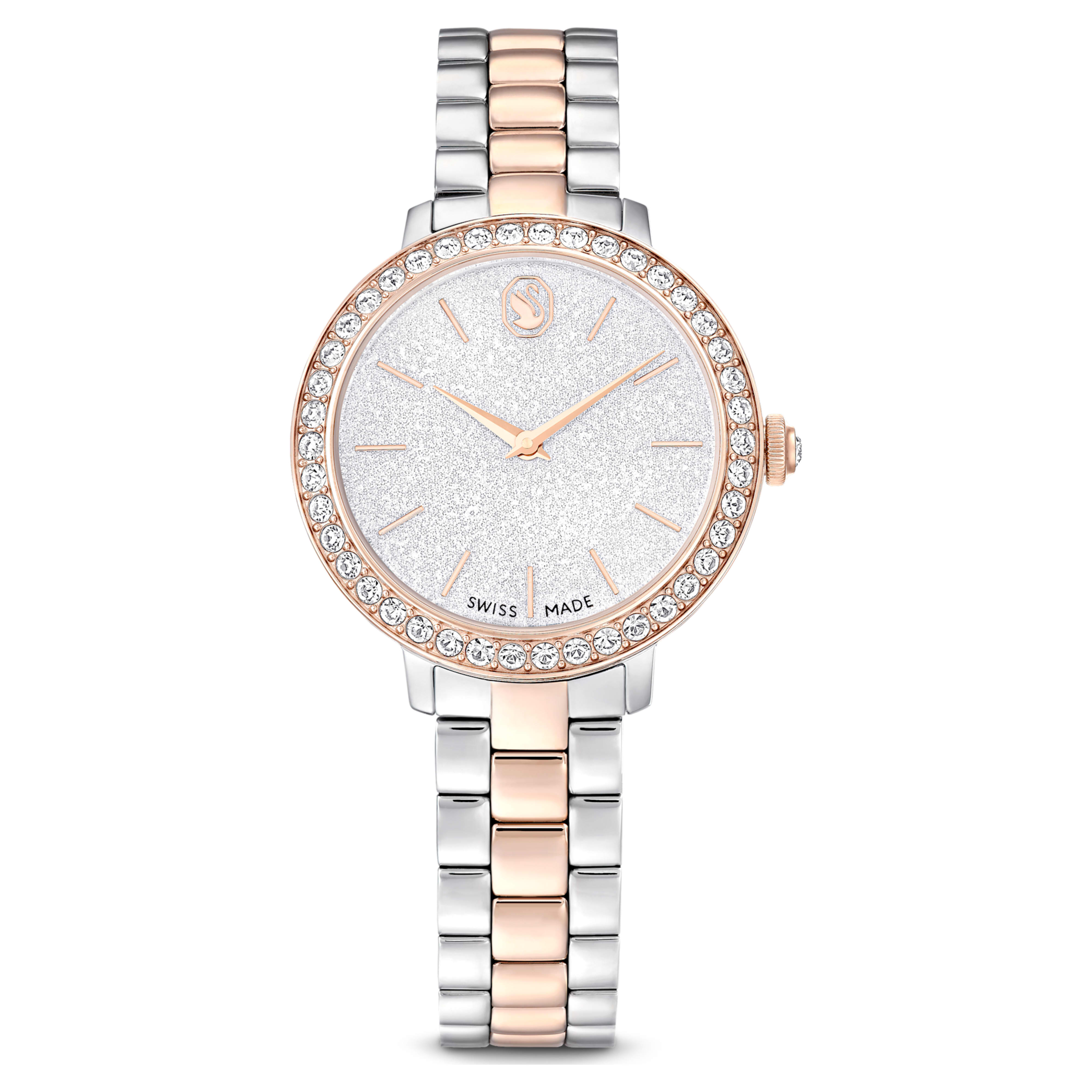 Matrix watch 30 mm steel and rose gold – Swarovski