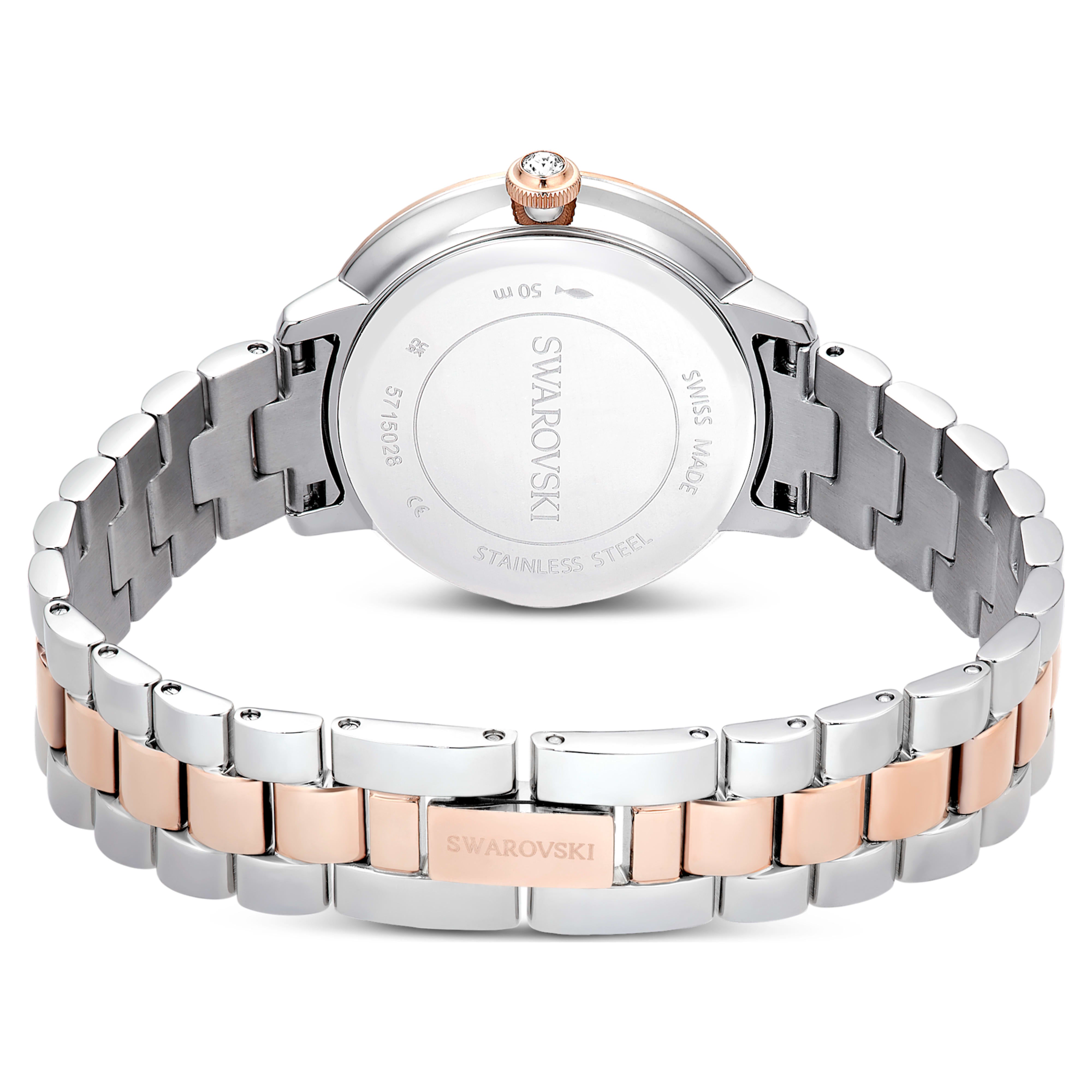 Matrix watch 30 mm steel and rose gold – Swarovski