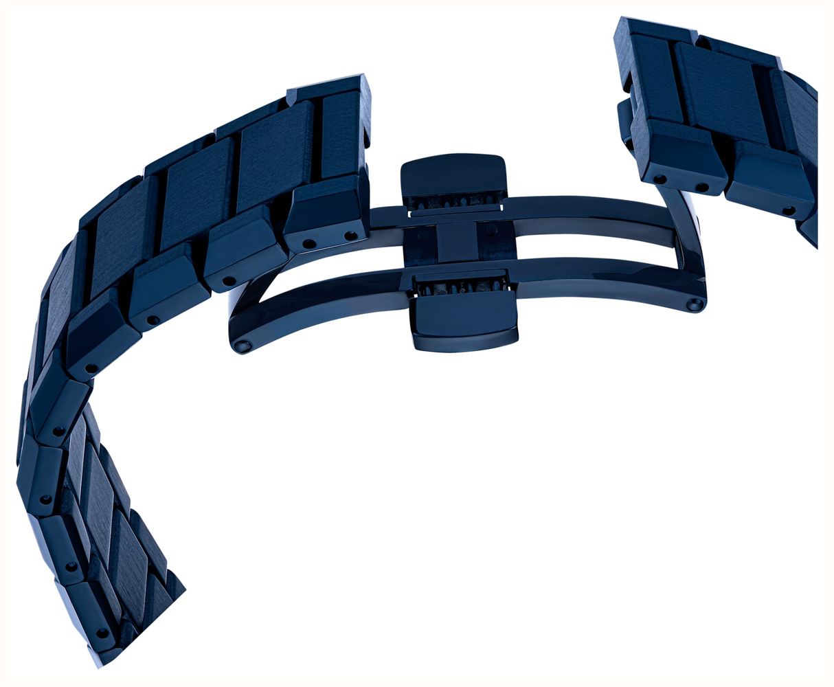 Dextera - Orologio cronografo 39 mm - Metallo blu - Swarovski