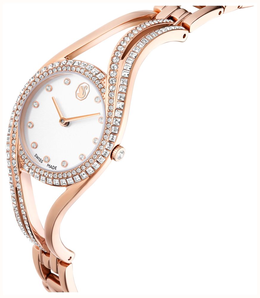 Hyperbola Crystal Rose Gold Women's Watch – Swarovski