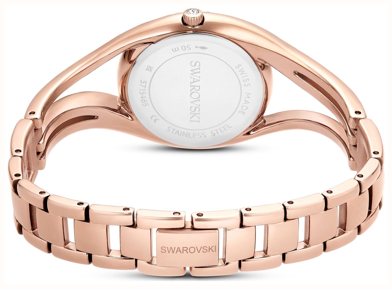 Hyperbola Crystal Rose Gold Women's Watch – Swarovski