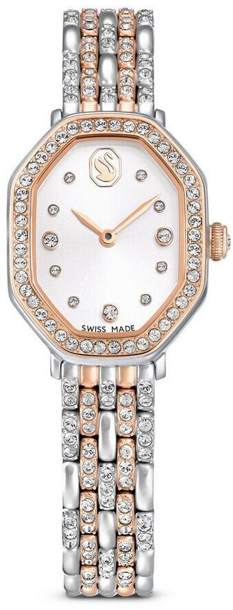 Reloj Dextera Octagon Bangle para mujer de acero en oro rosa – Swarovski
