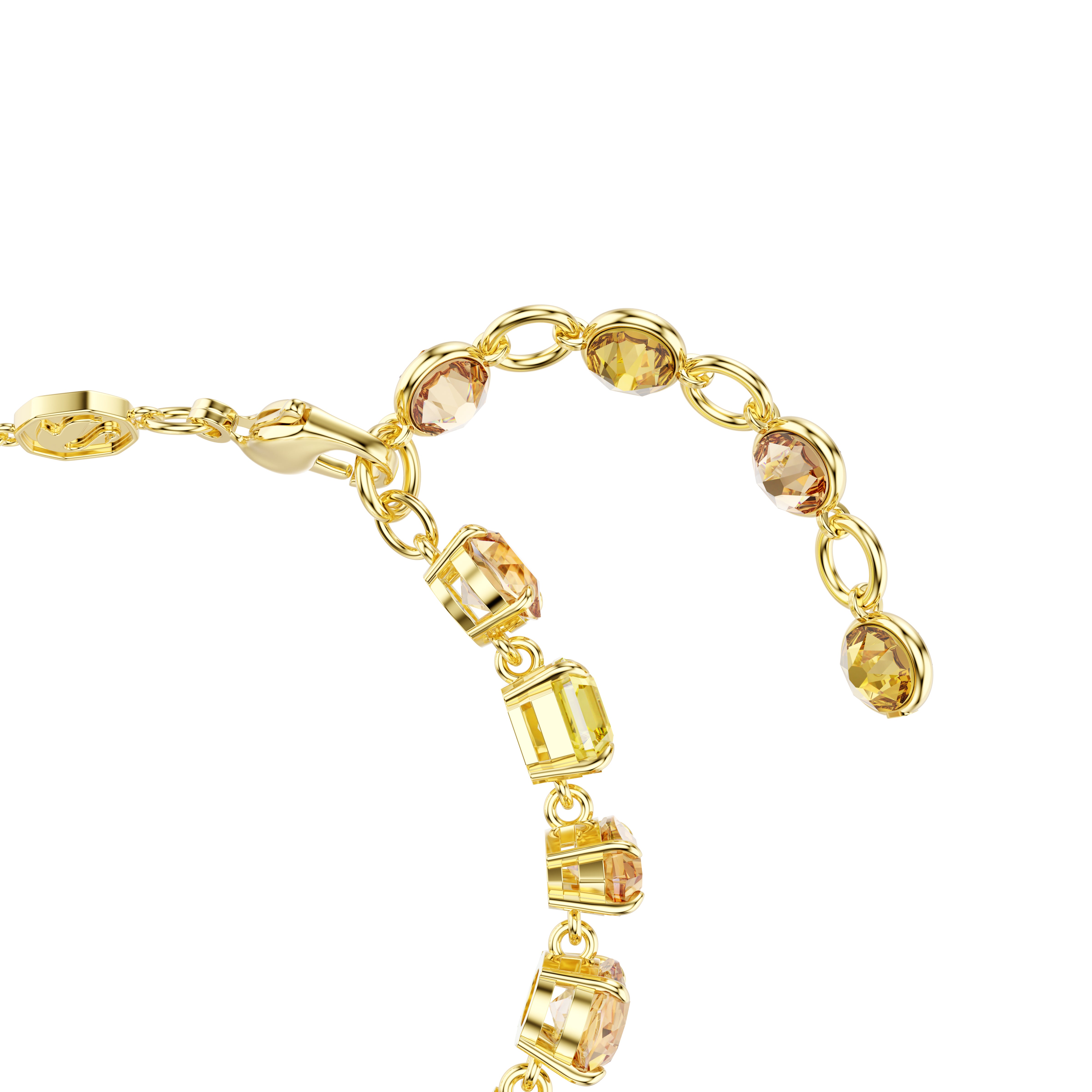 Gema - Golden Yellow - Bracelet - Swarovski